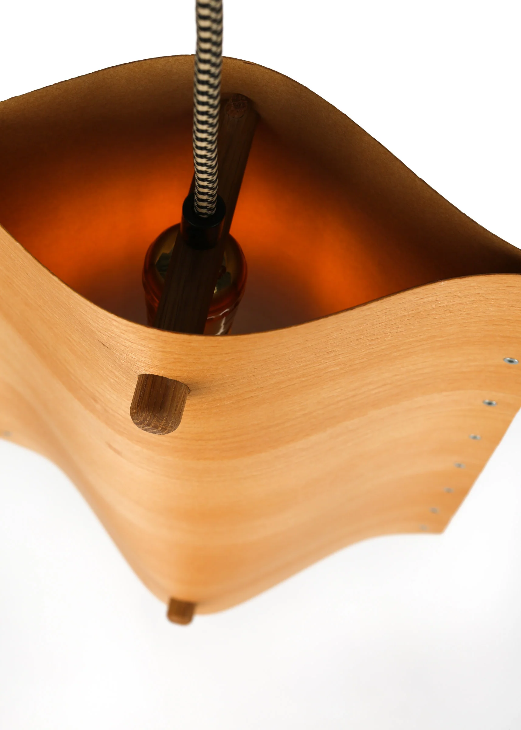 Pocket Pendant Lamp in Original, Beech - Image 3