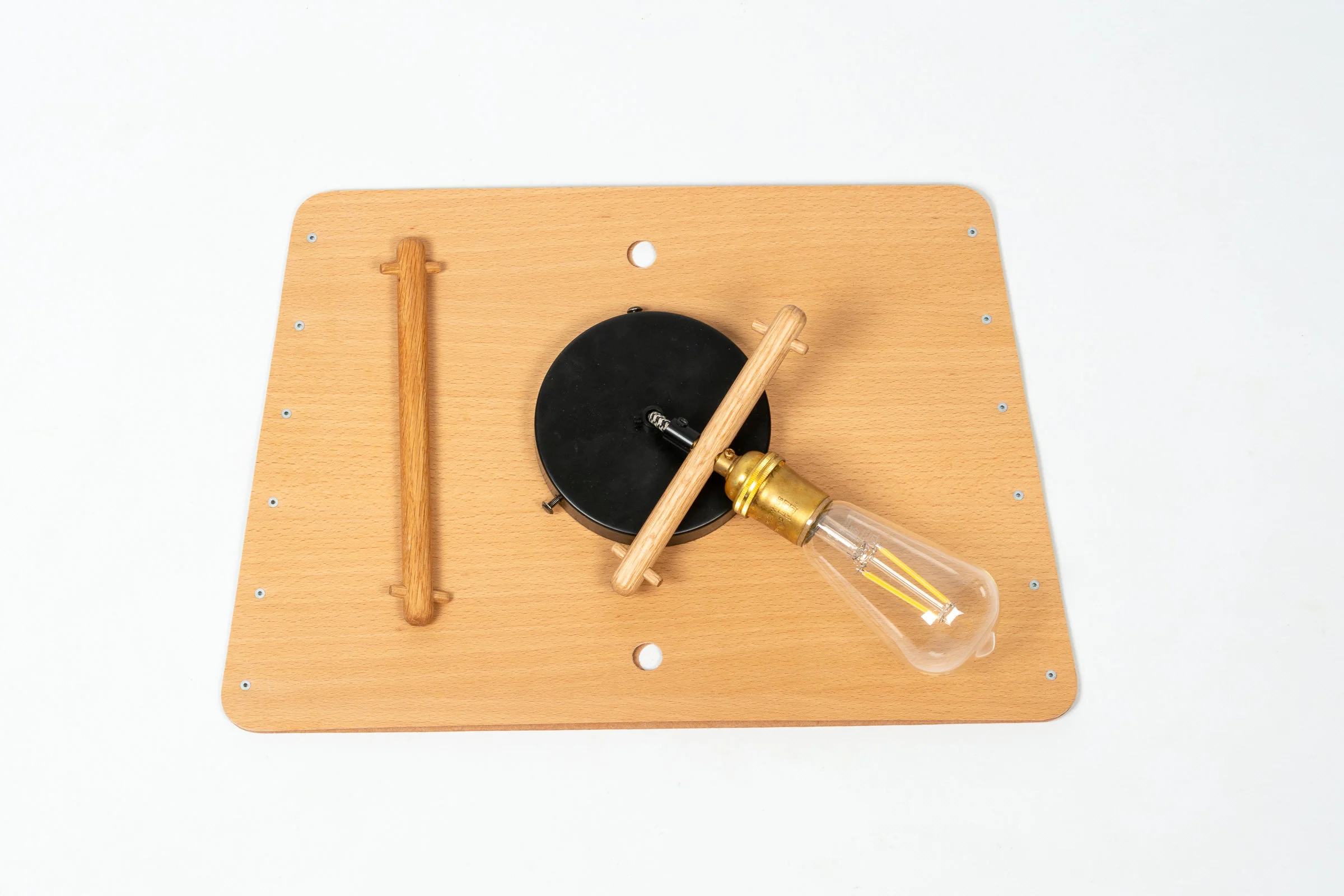 Pocket Pendant Lamp in Original, Beech - Image 4