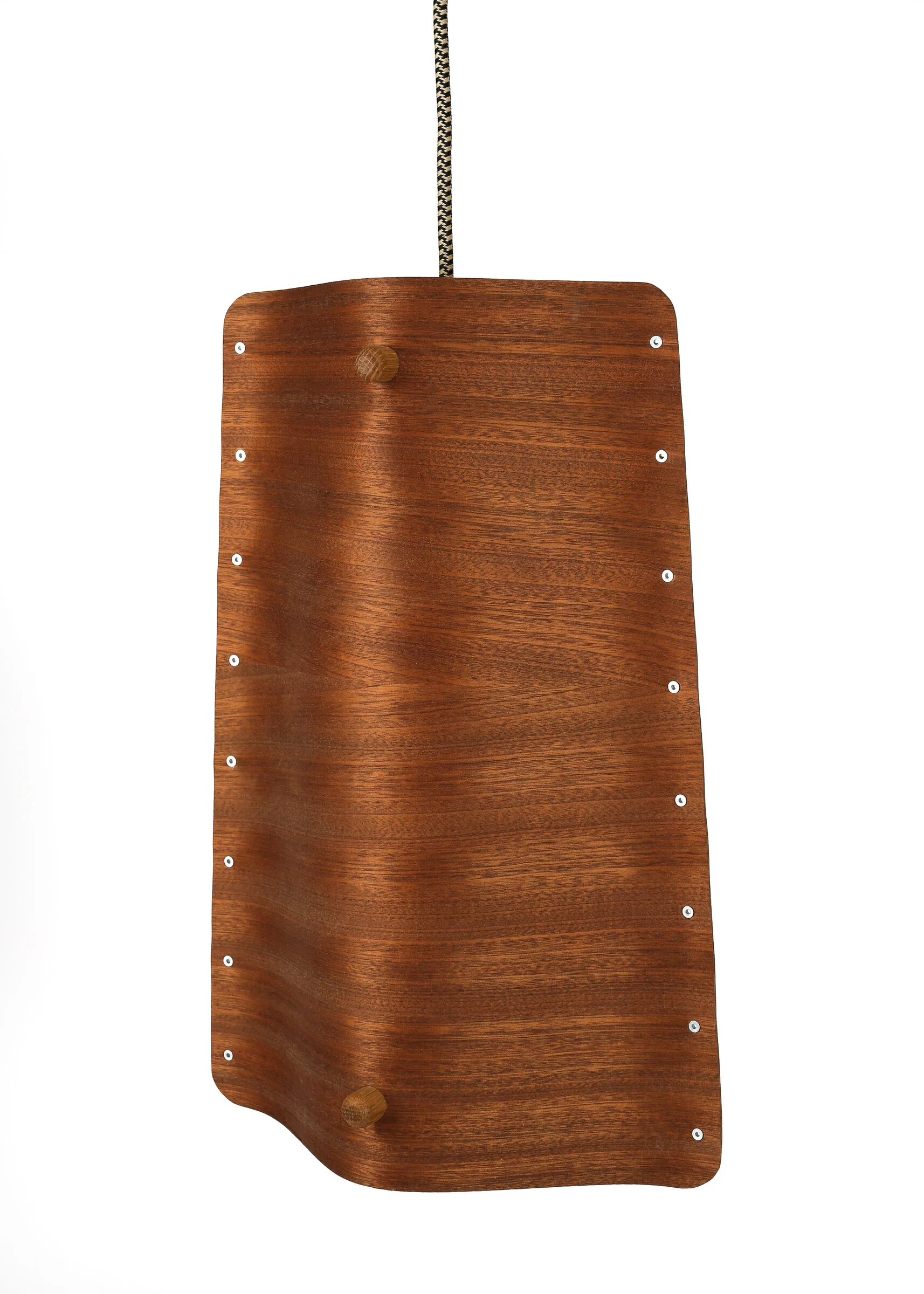 Pocket Pendant Lamp in Tall, Sapele - Image 3