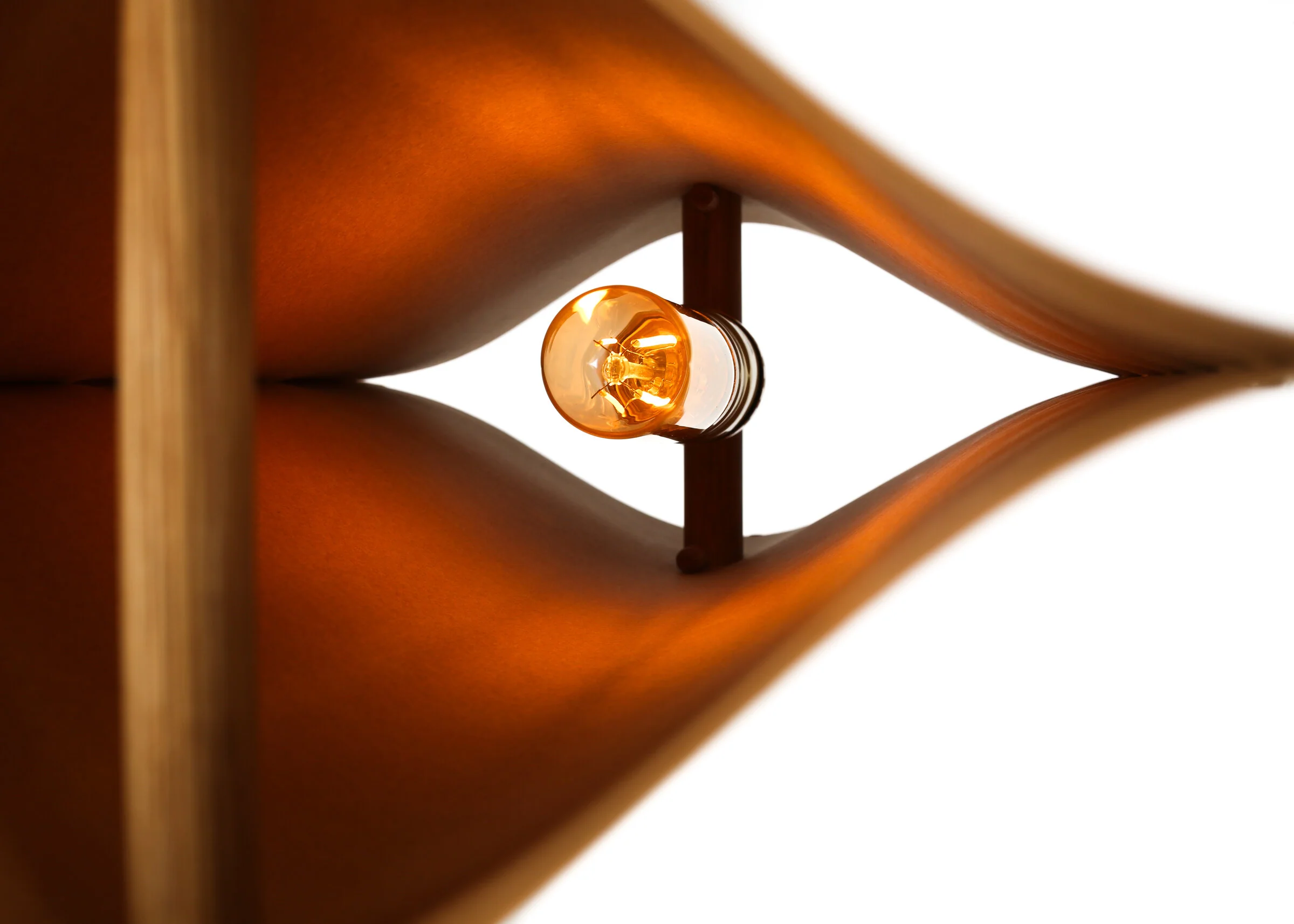 Pocket Pendant Lamp in Tall, Sapele - Image 4