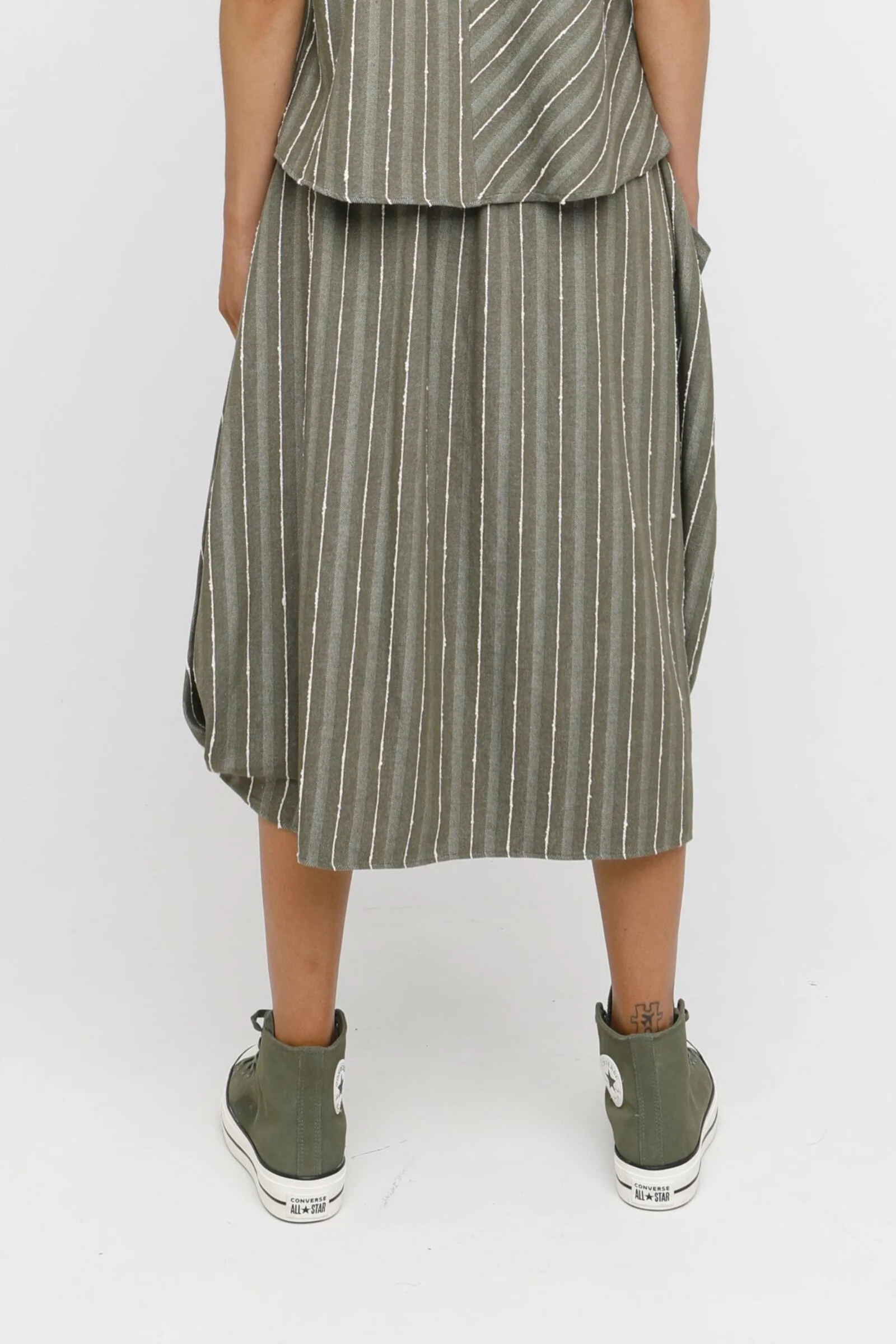 Poe Tucked Skirt - Image 3