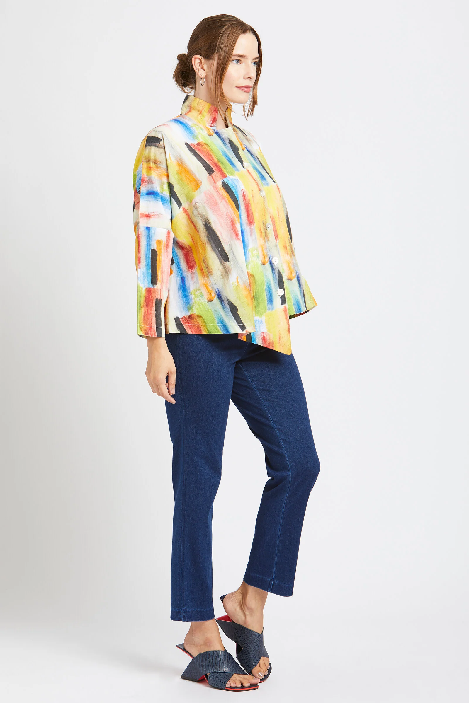 Point Shirt - Yellow Multi - Image 4