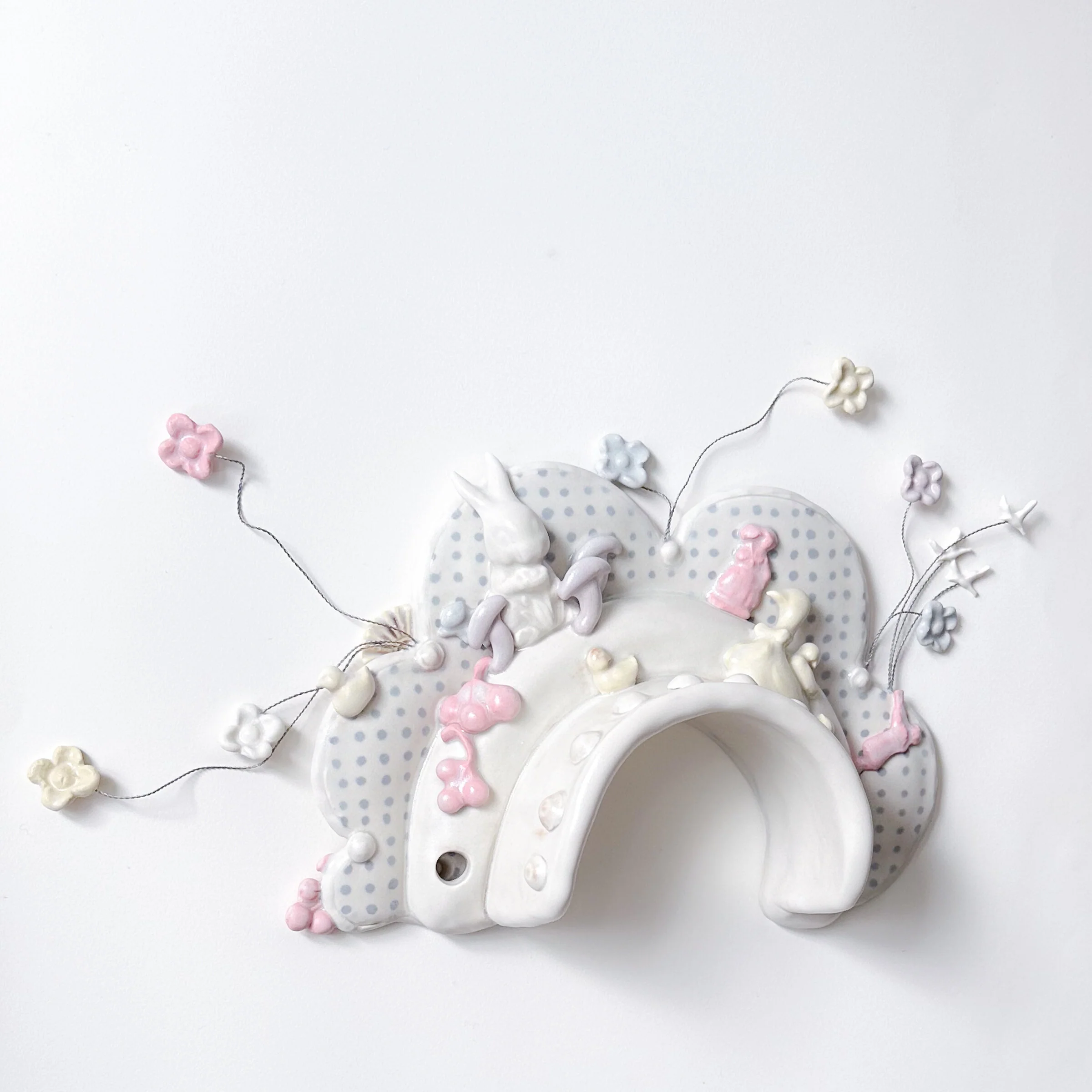 Polka Dot Paradise Wall Sculpture - Image 2