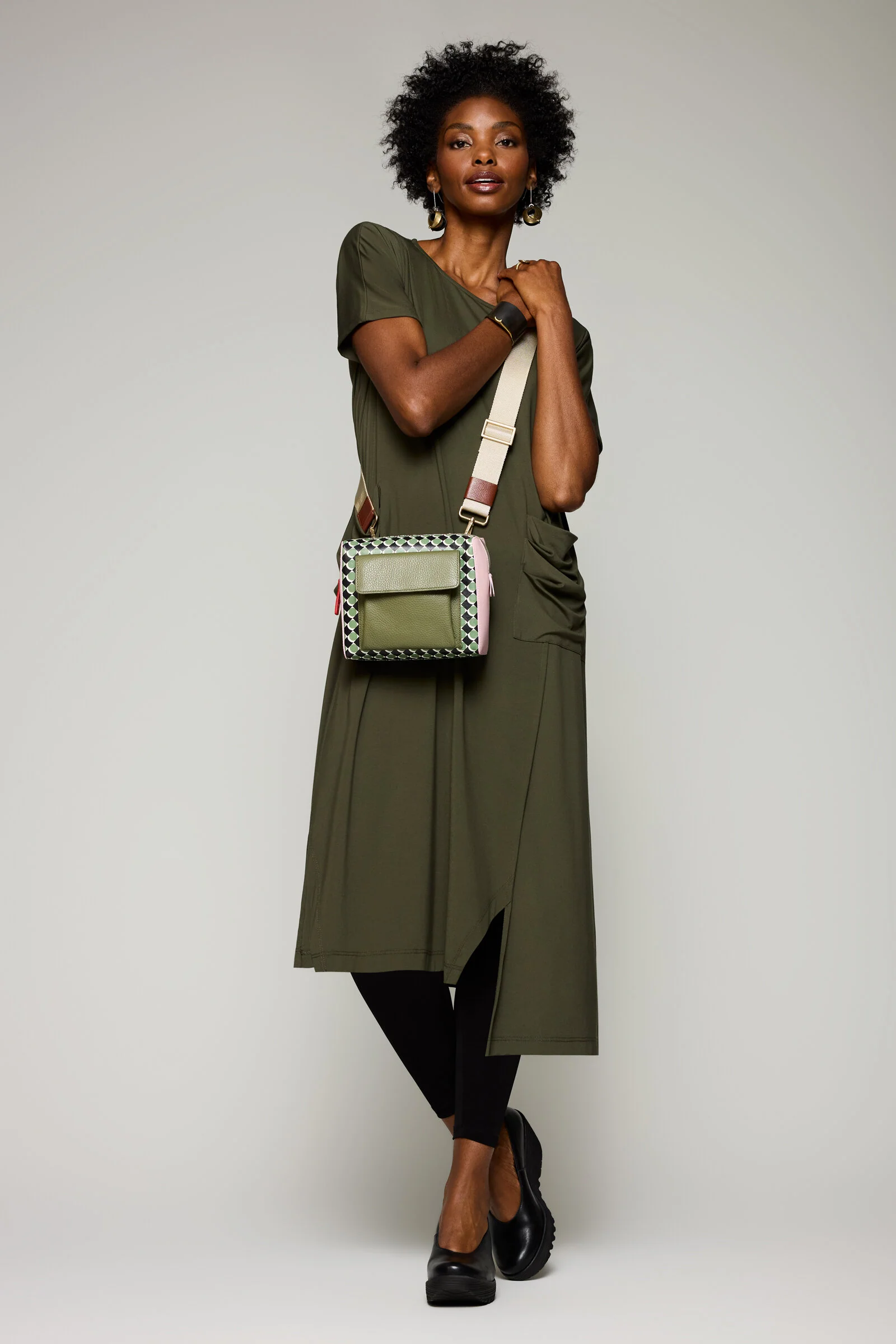 Everyday Eden Dress - Olive - Image 3