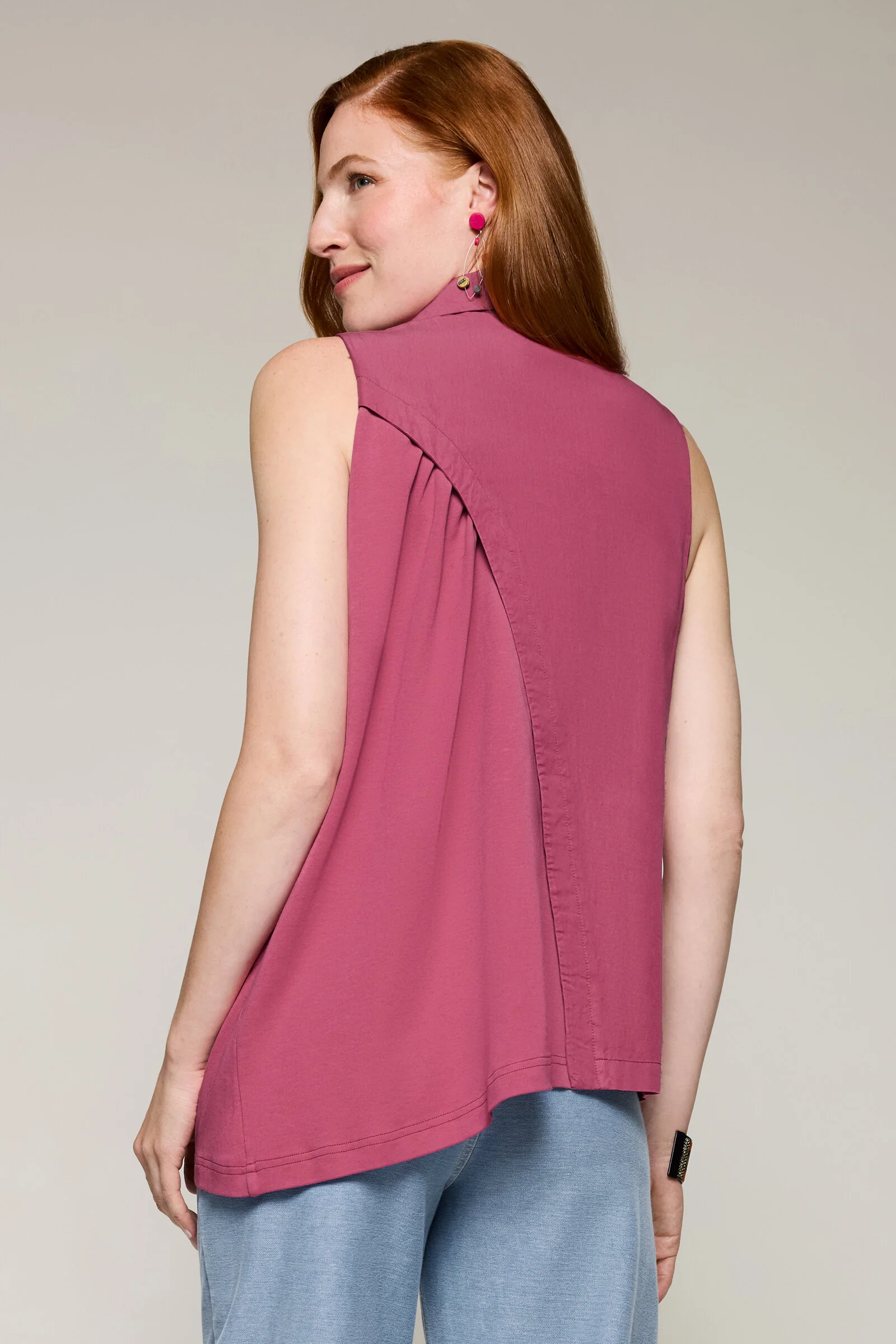 Poplin Mix Isolde Top - Image 3