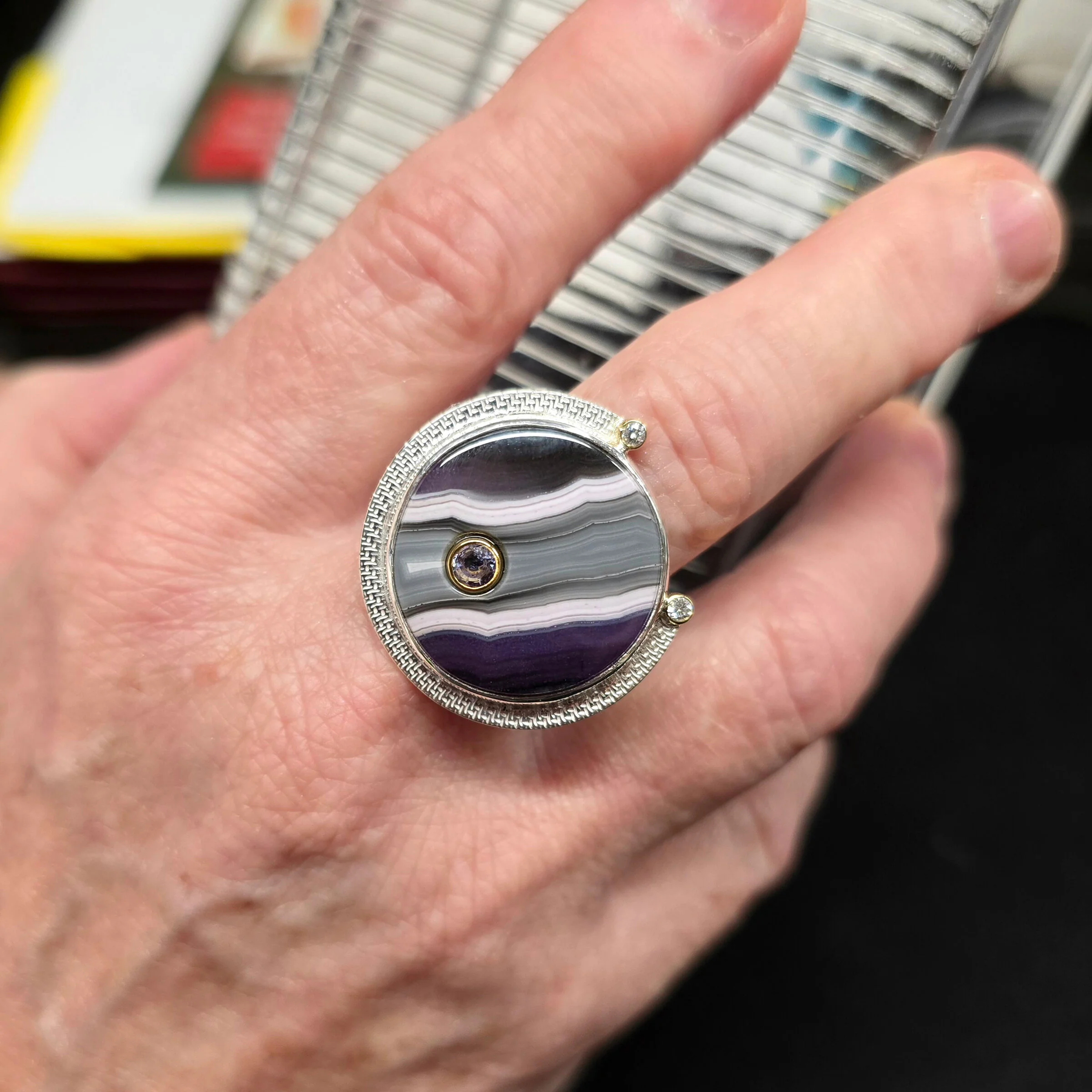 Purple Strata Ring - Image 2