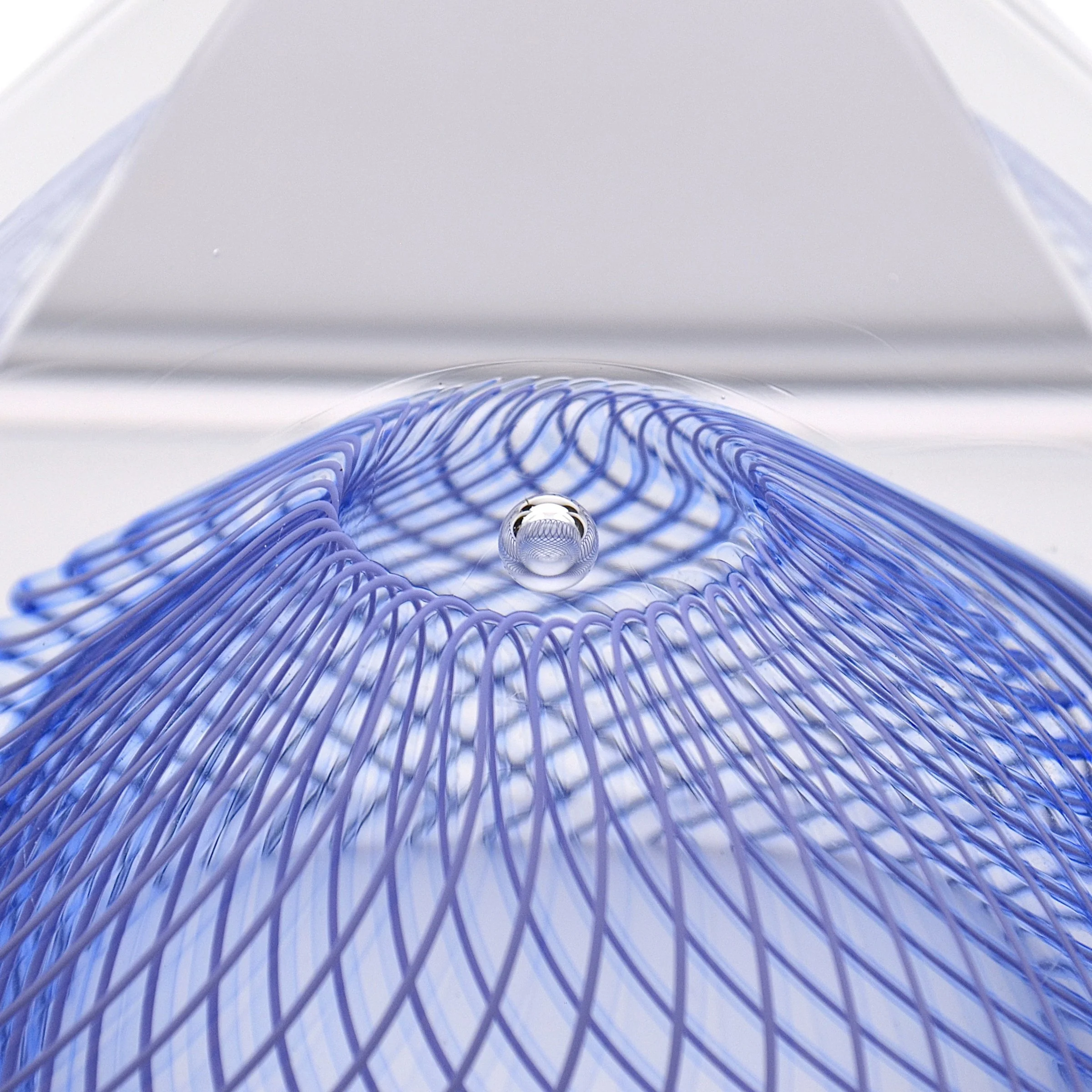 Pyramid with Indigo Reticello - Image 4