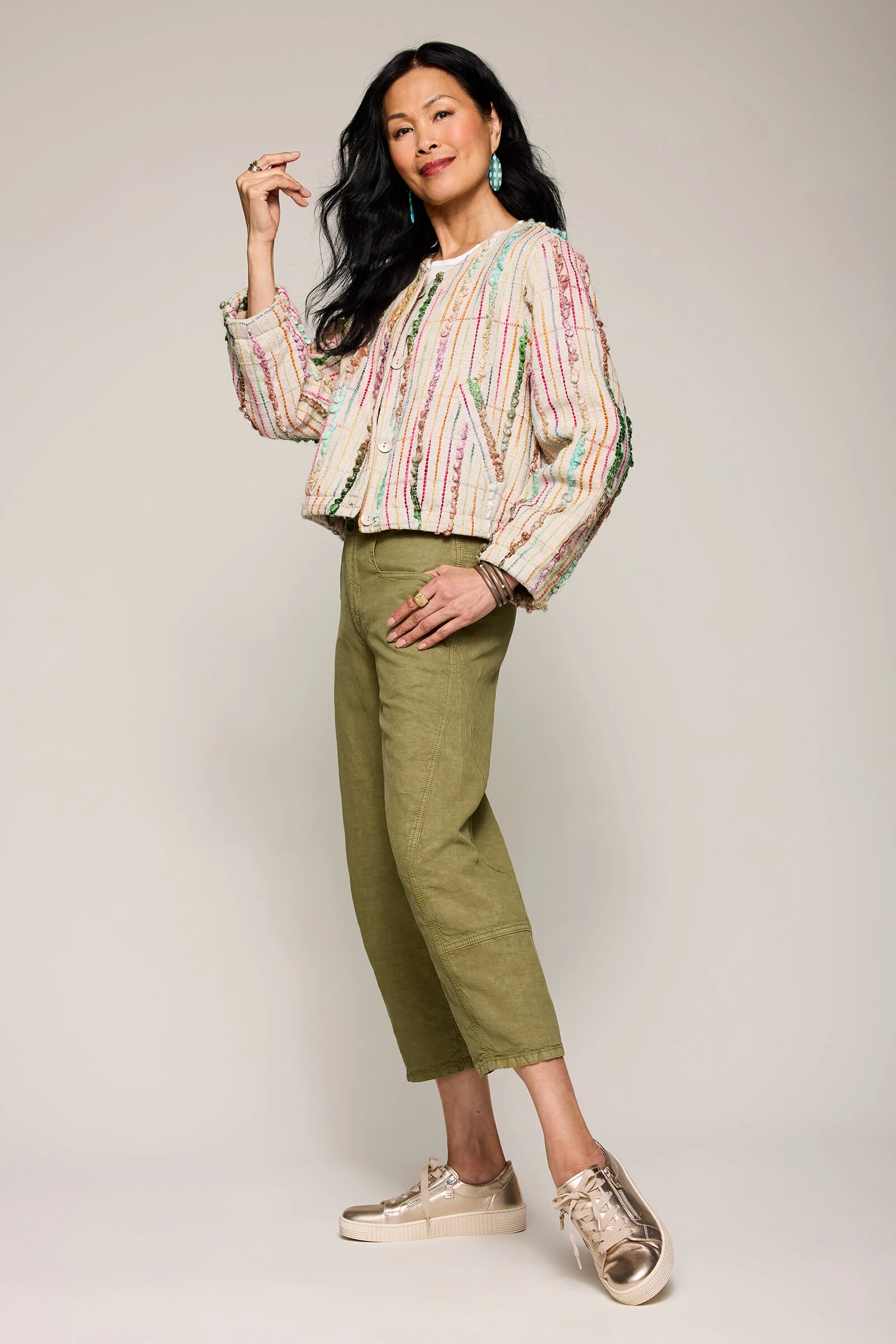 Rainbow Stitch Jacket - Image 3