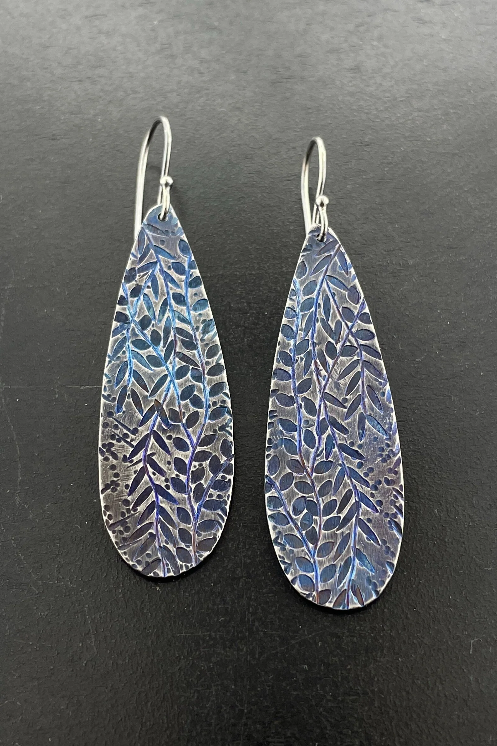Raindrop Vine Earrings - Trailing Vines