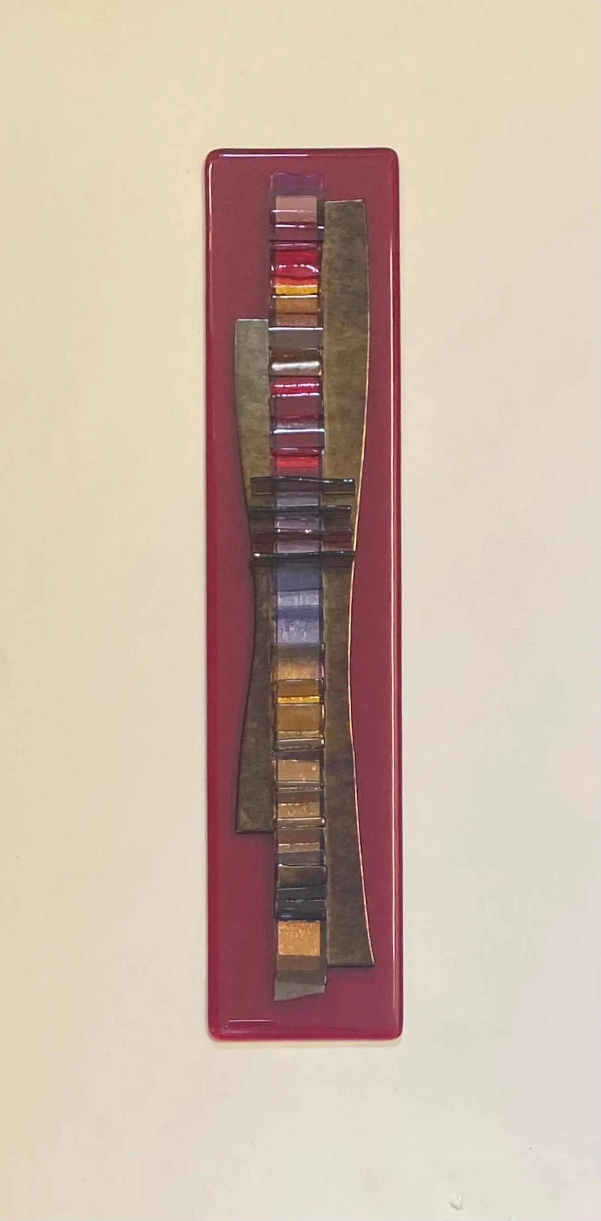 Red Velvet Waterfall Wall I