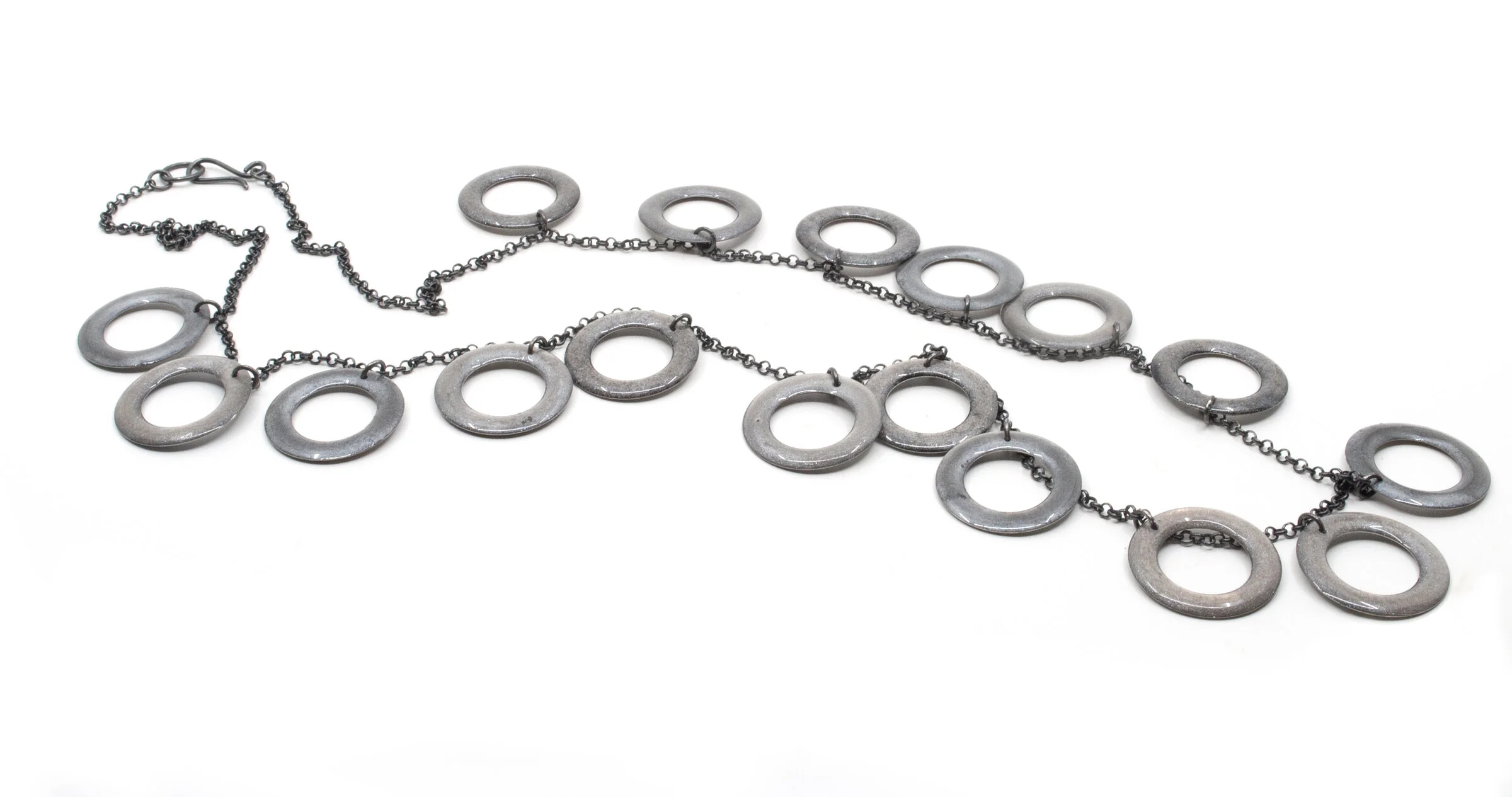 Resin Shimmy Long Necklace