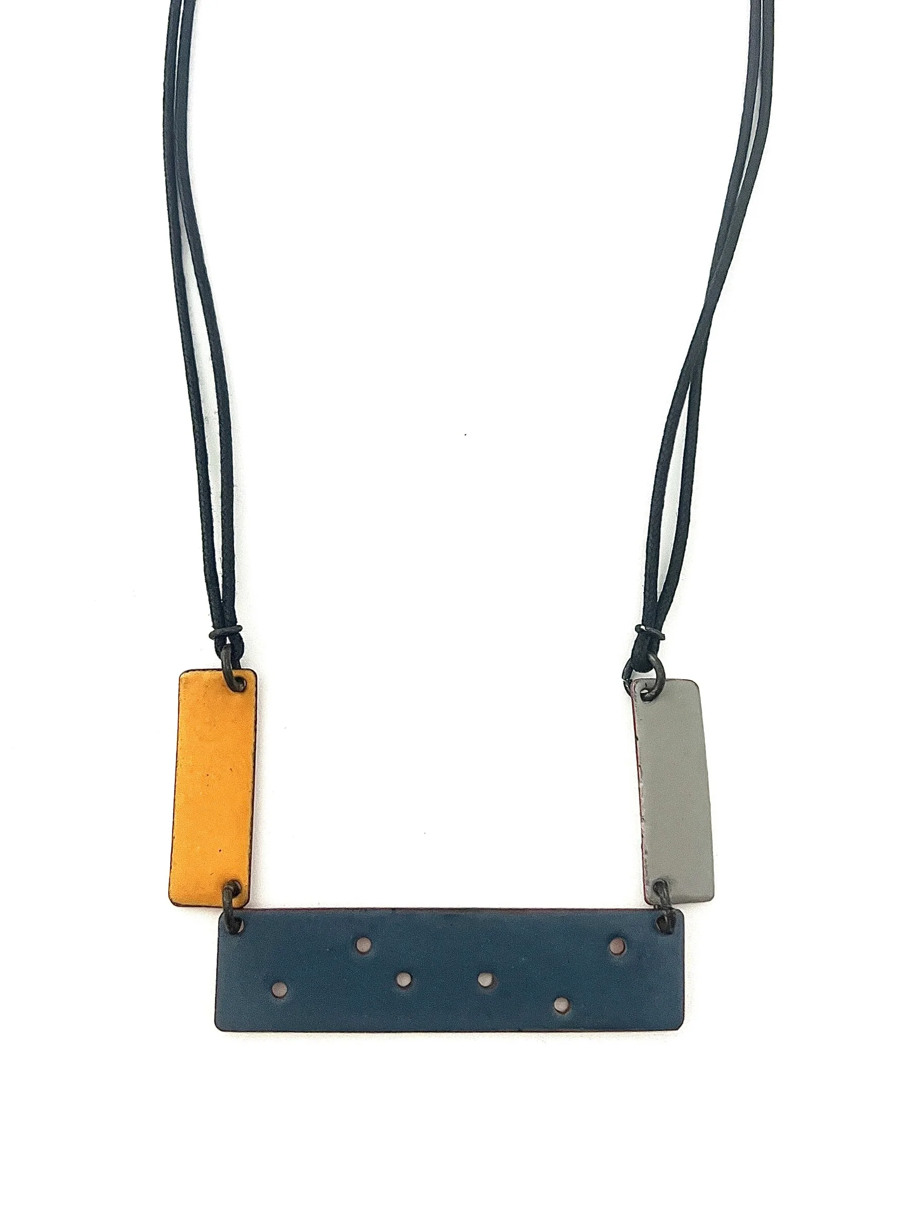 Reversible Color Block Necklace - Image 6