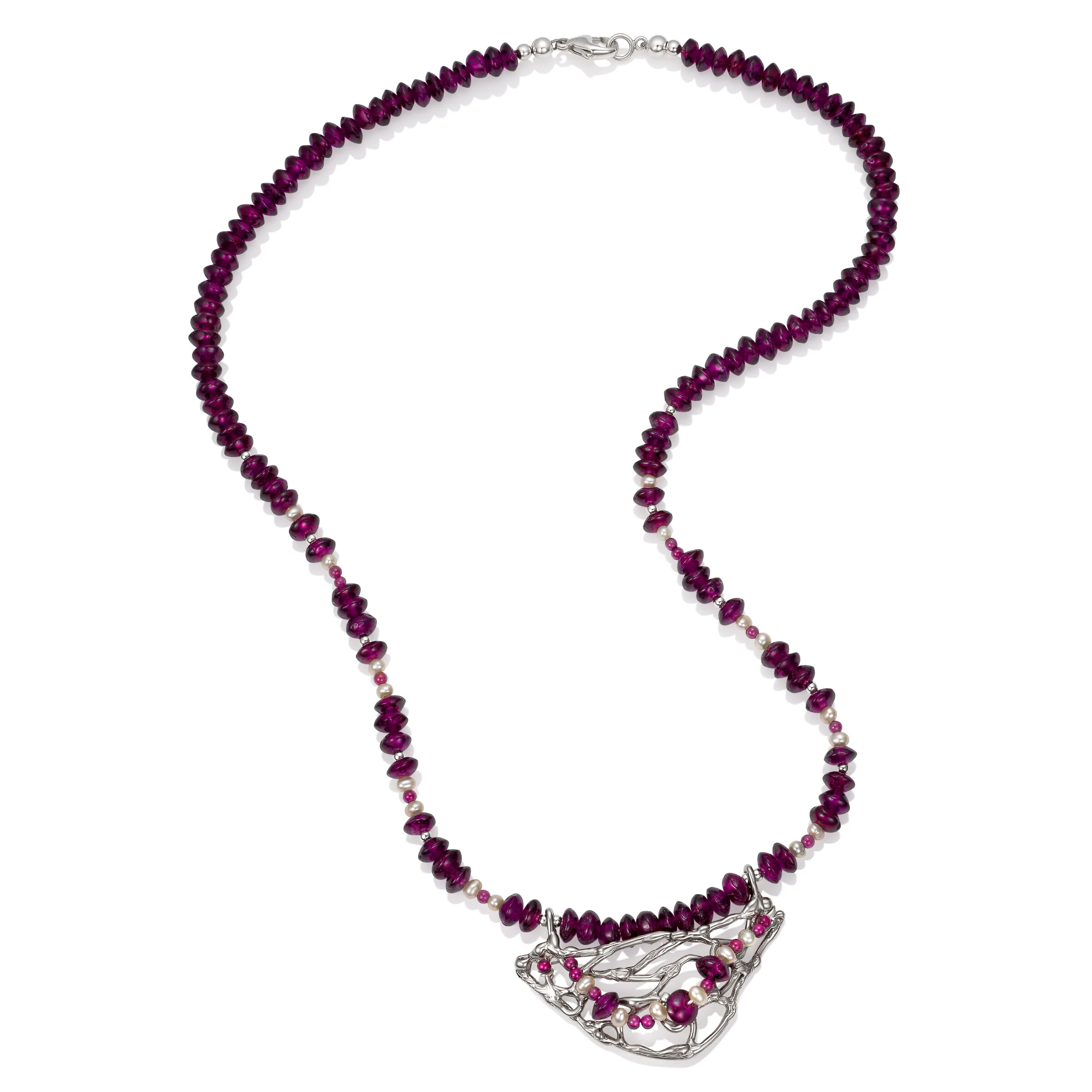 Rhodolite Garnet Necklace