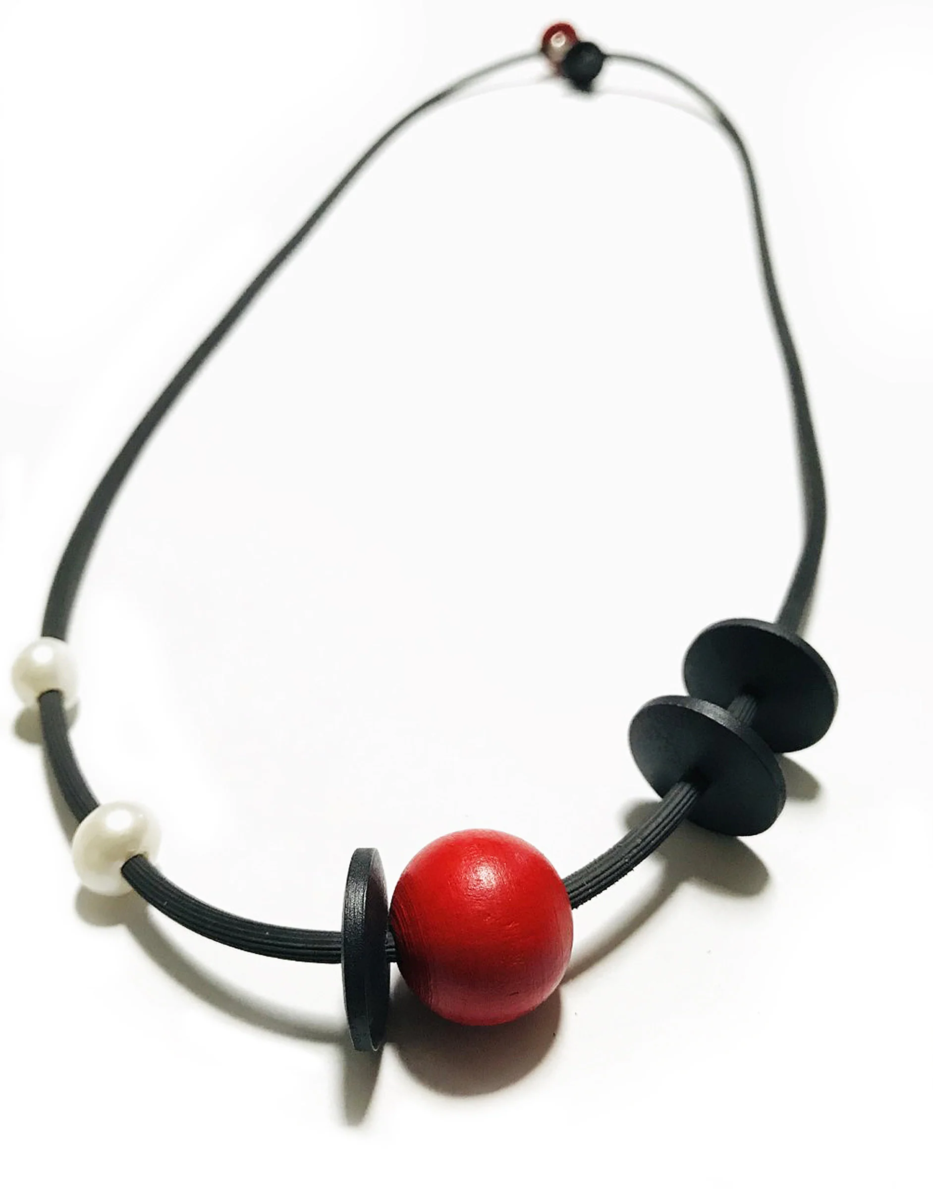 Red Dot Necklace II - Image 3