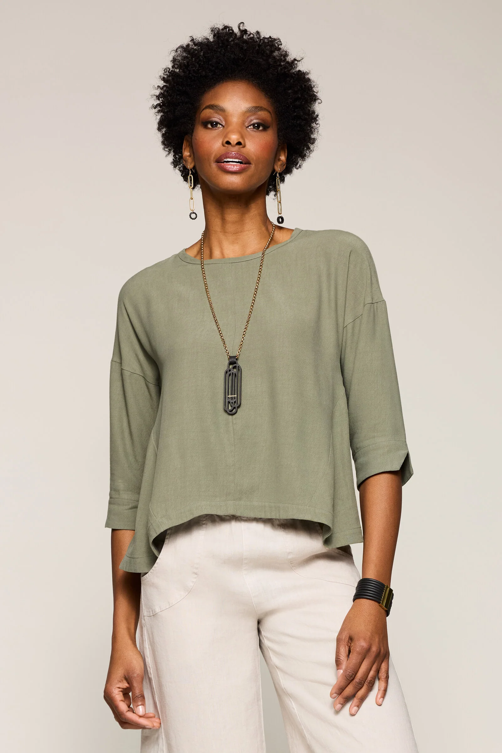 Sandwashed Pebble Sway Tee