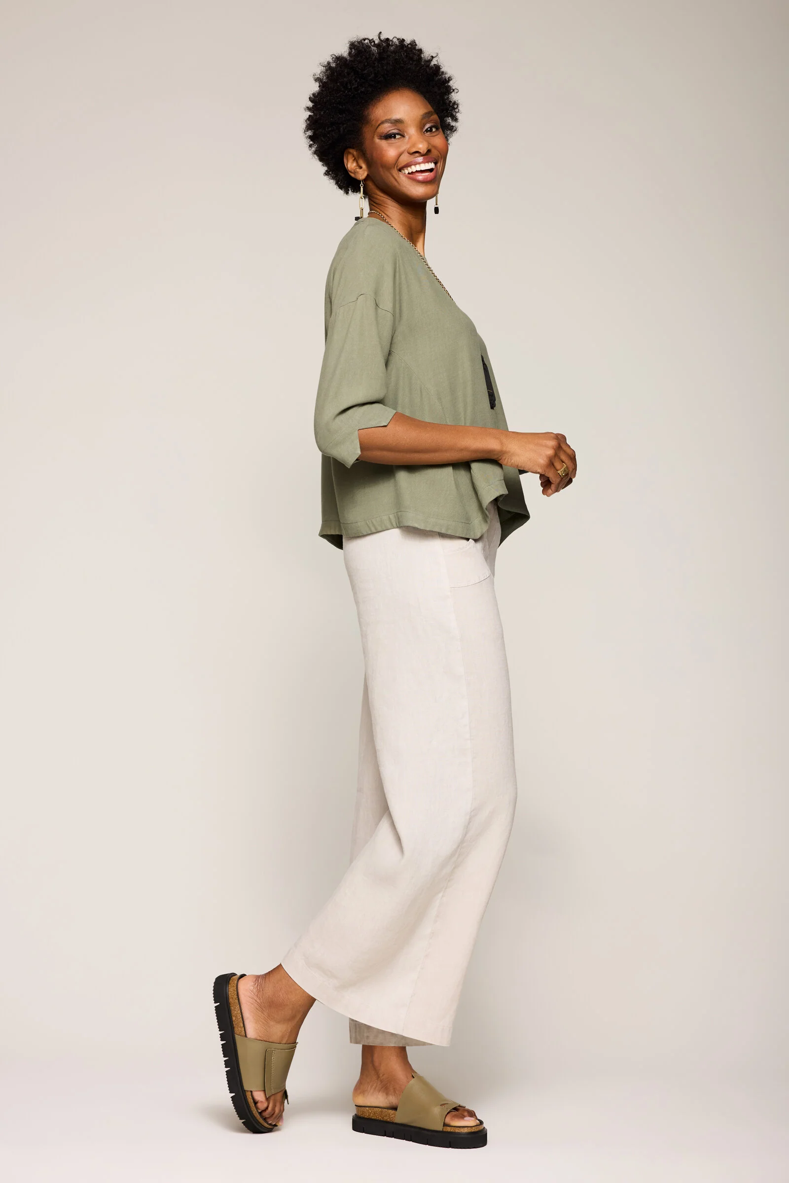Sandwashed Pebble Sway Tee - Image 2
