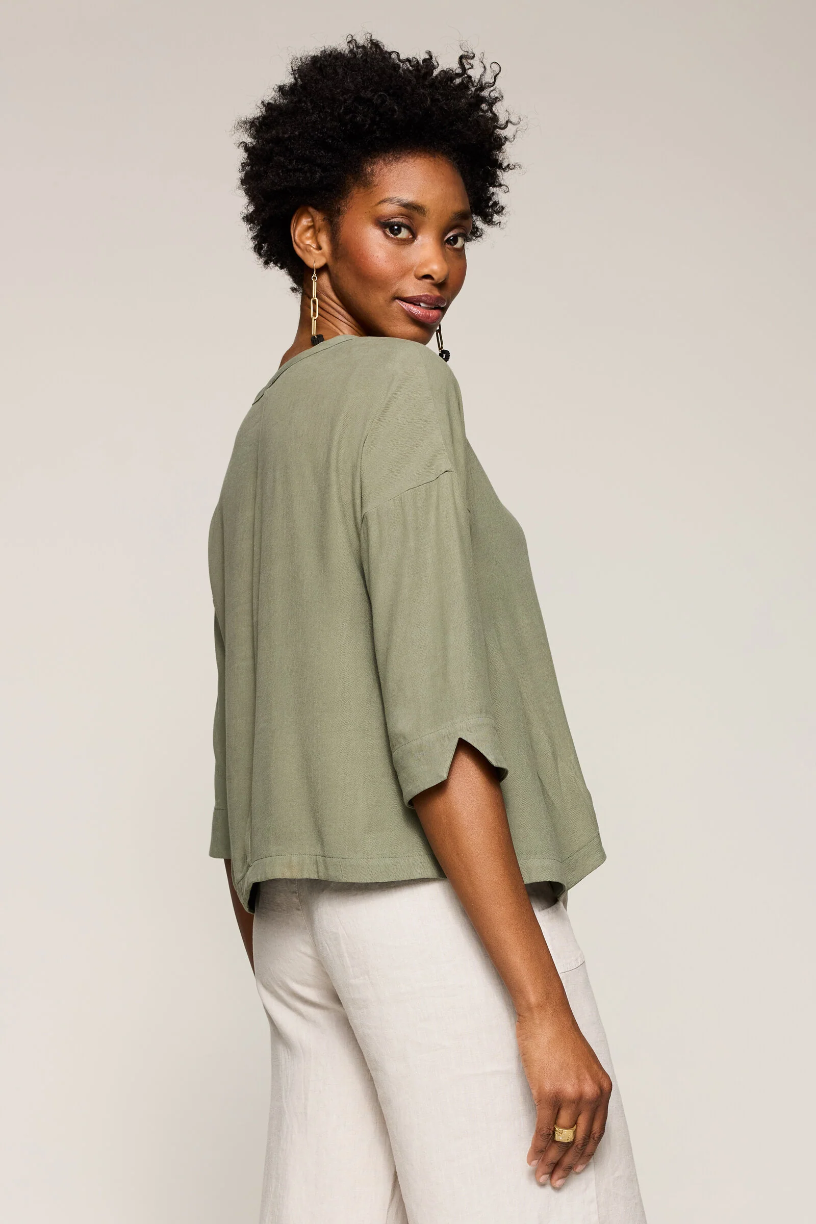 Sandwashed Pebble Sway Tee - Image 3