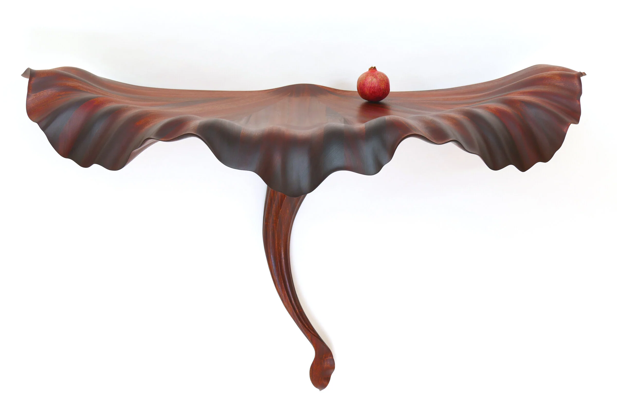 Sapele Flower Petal Shelf