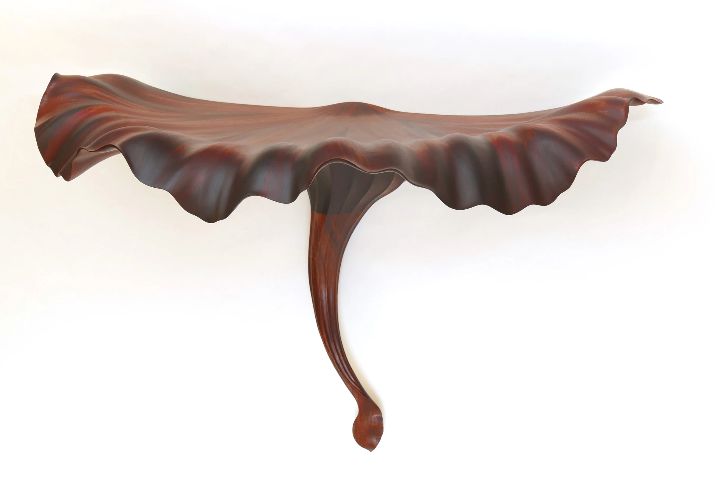 Sapele Flower Petal Shelf - Image 4