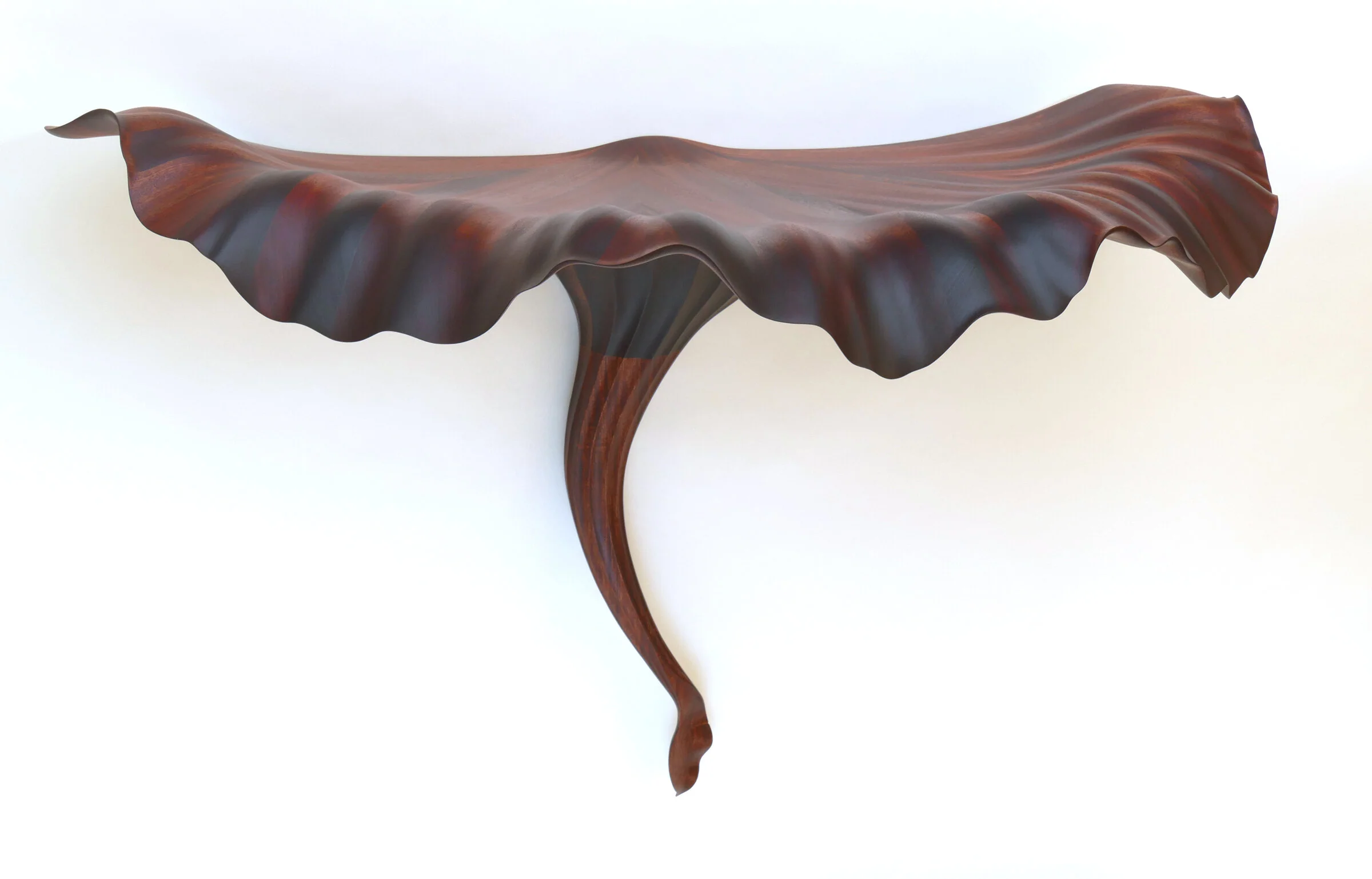 Sapele Flower Petal Shelf - Image 6