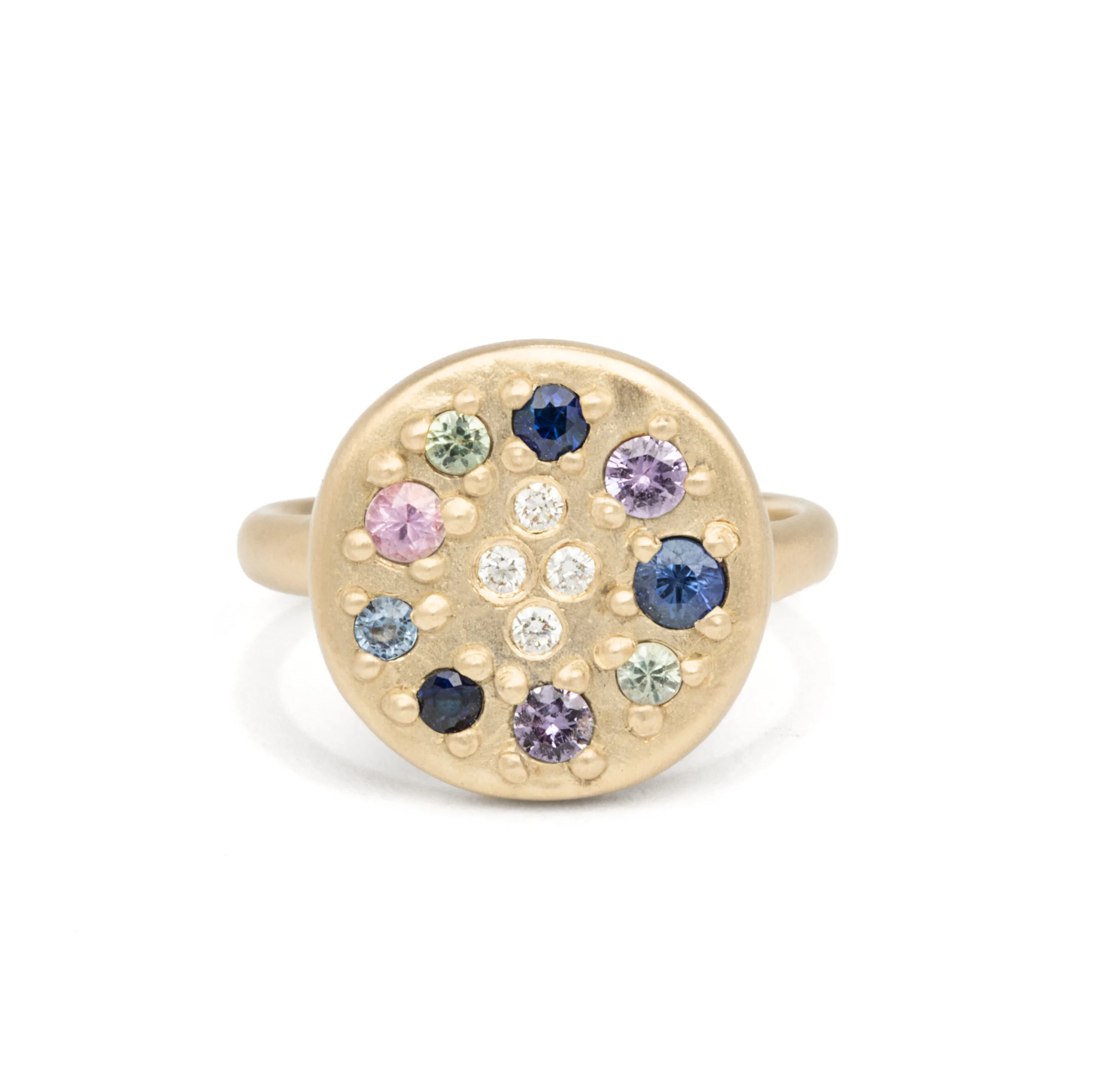 Sapphire Circle Ring