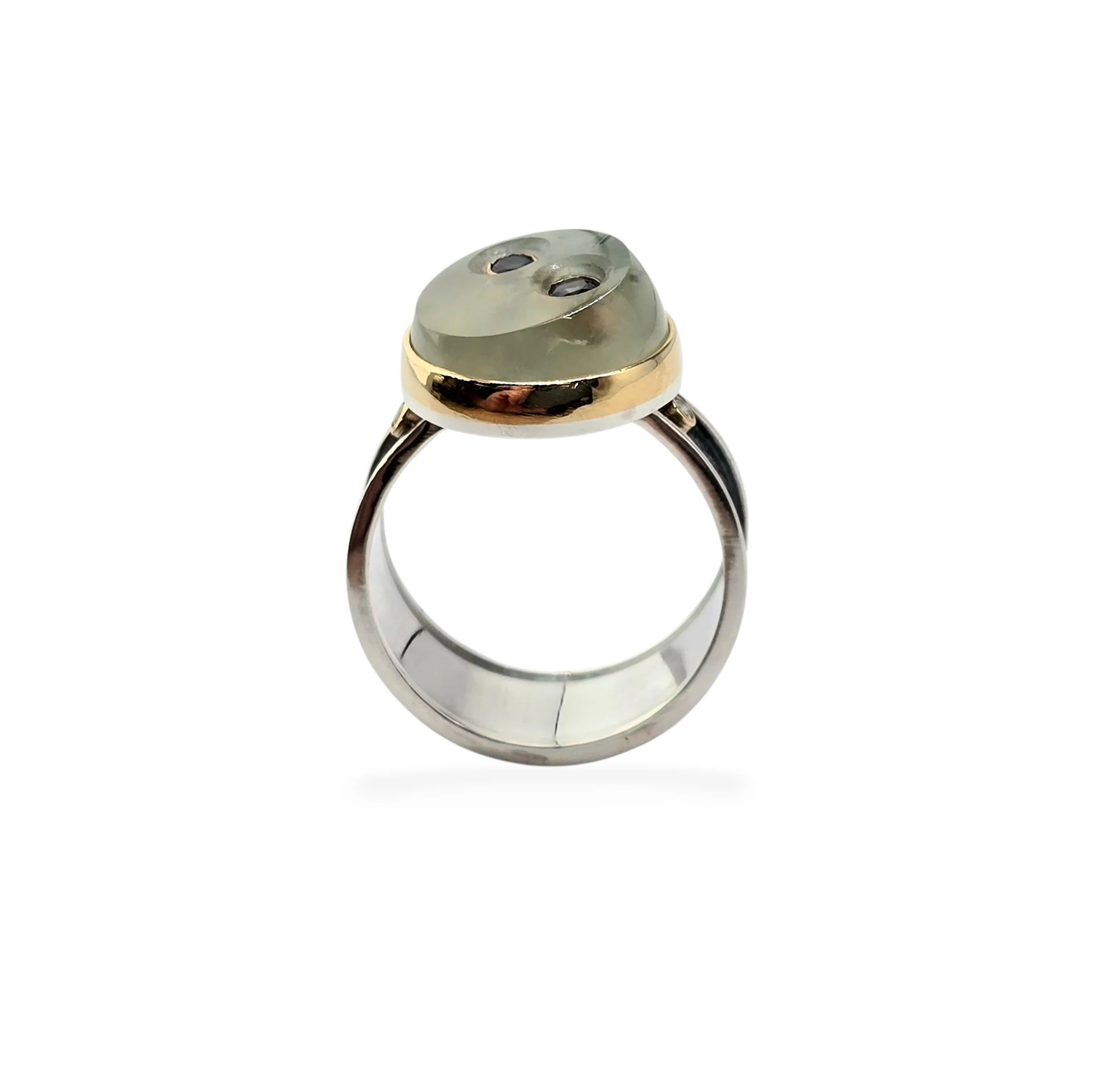 Sapphire Prehnite Ring - Image 2