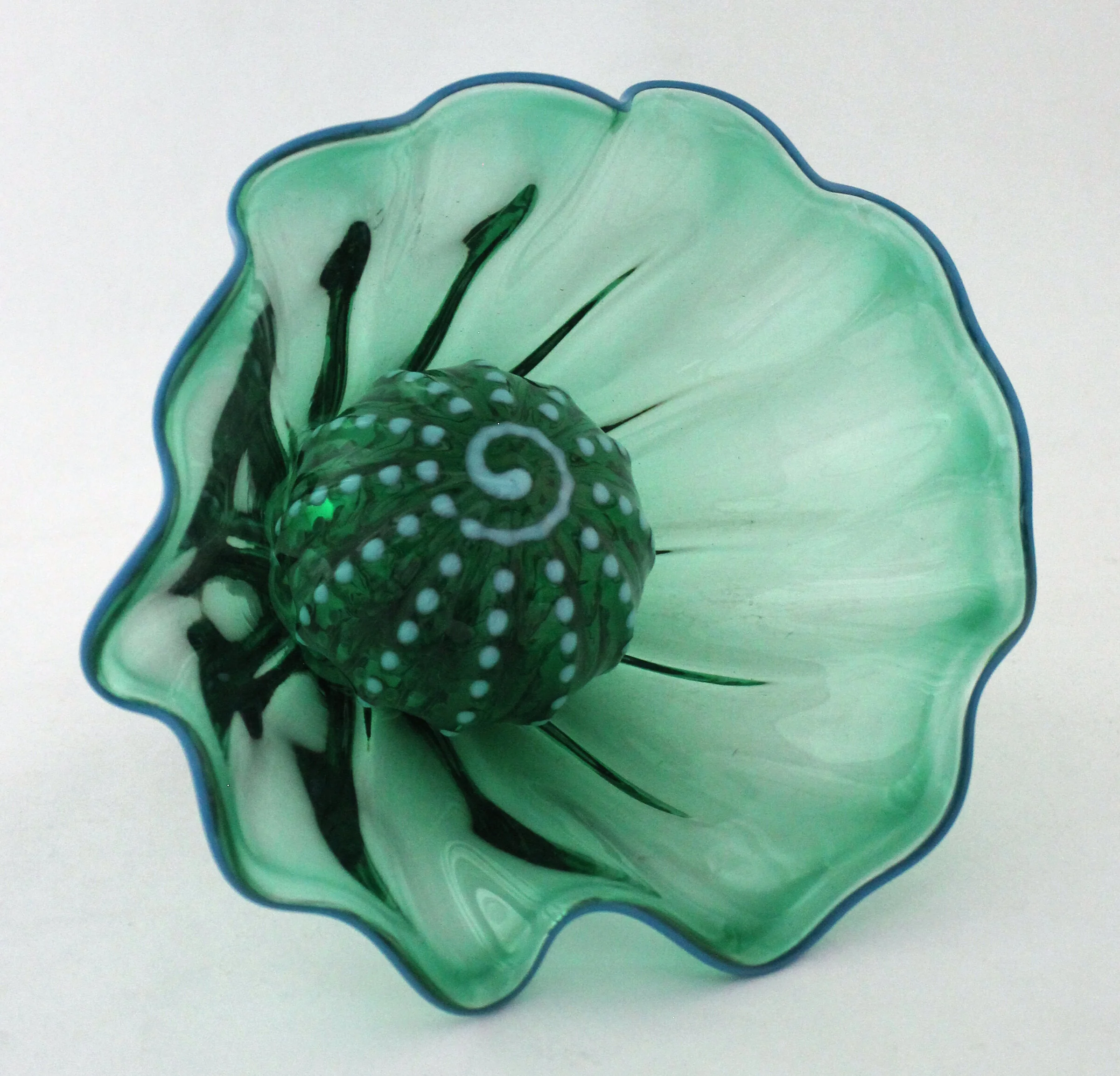 Sea Green Ocean Fan with Kelp Green Urchin Ball - Image 2