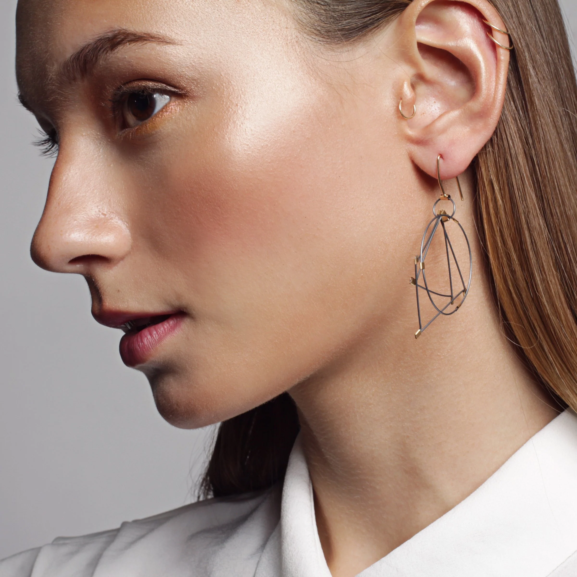 Shape Hook Earrings - Image 2