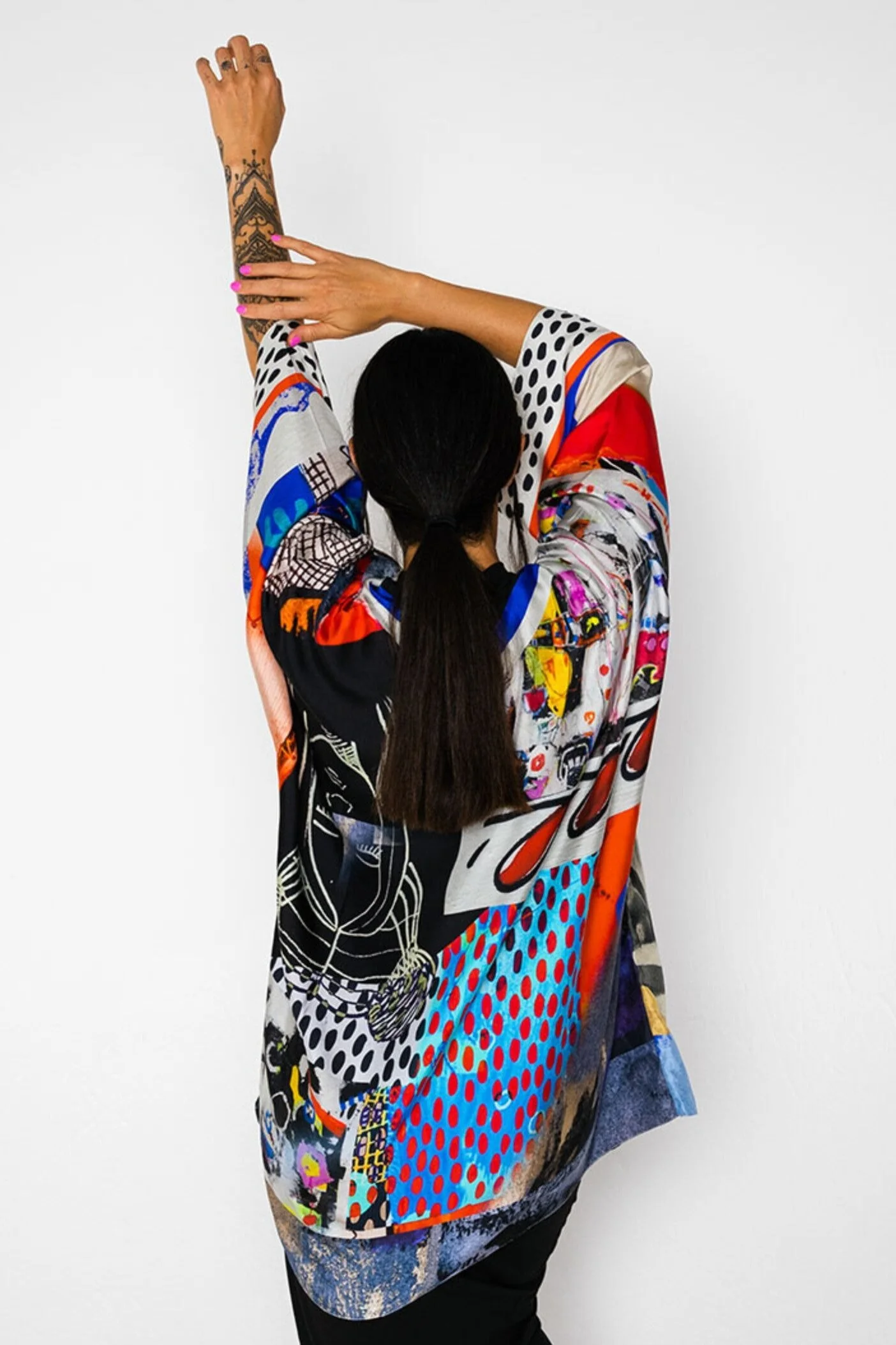 Silk Kimono Robe - Berlin - Image 2