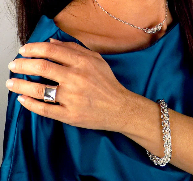 Silver Chain Bracelet - Image 5