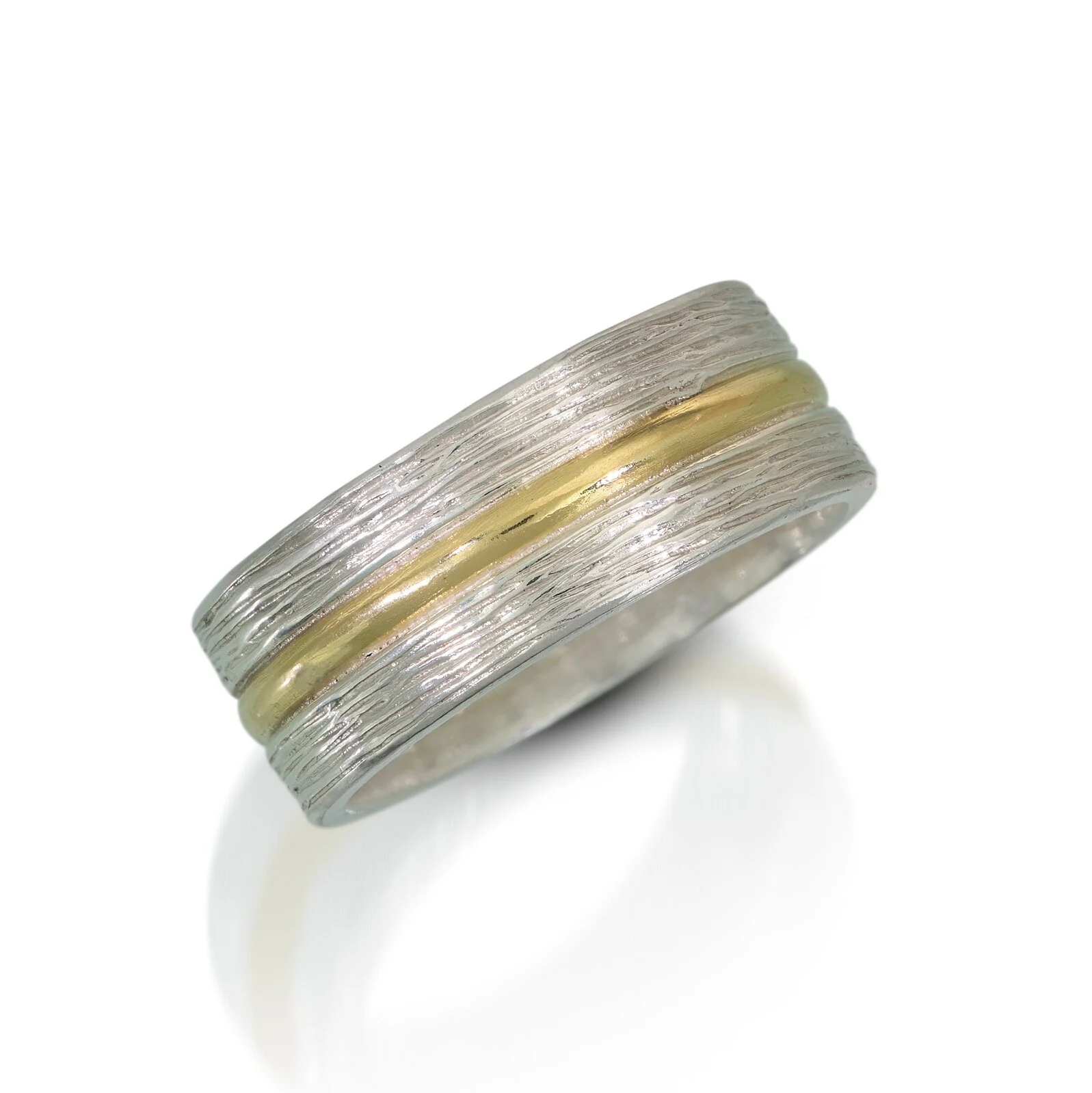 Silver & Gold Strip Band