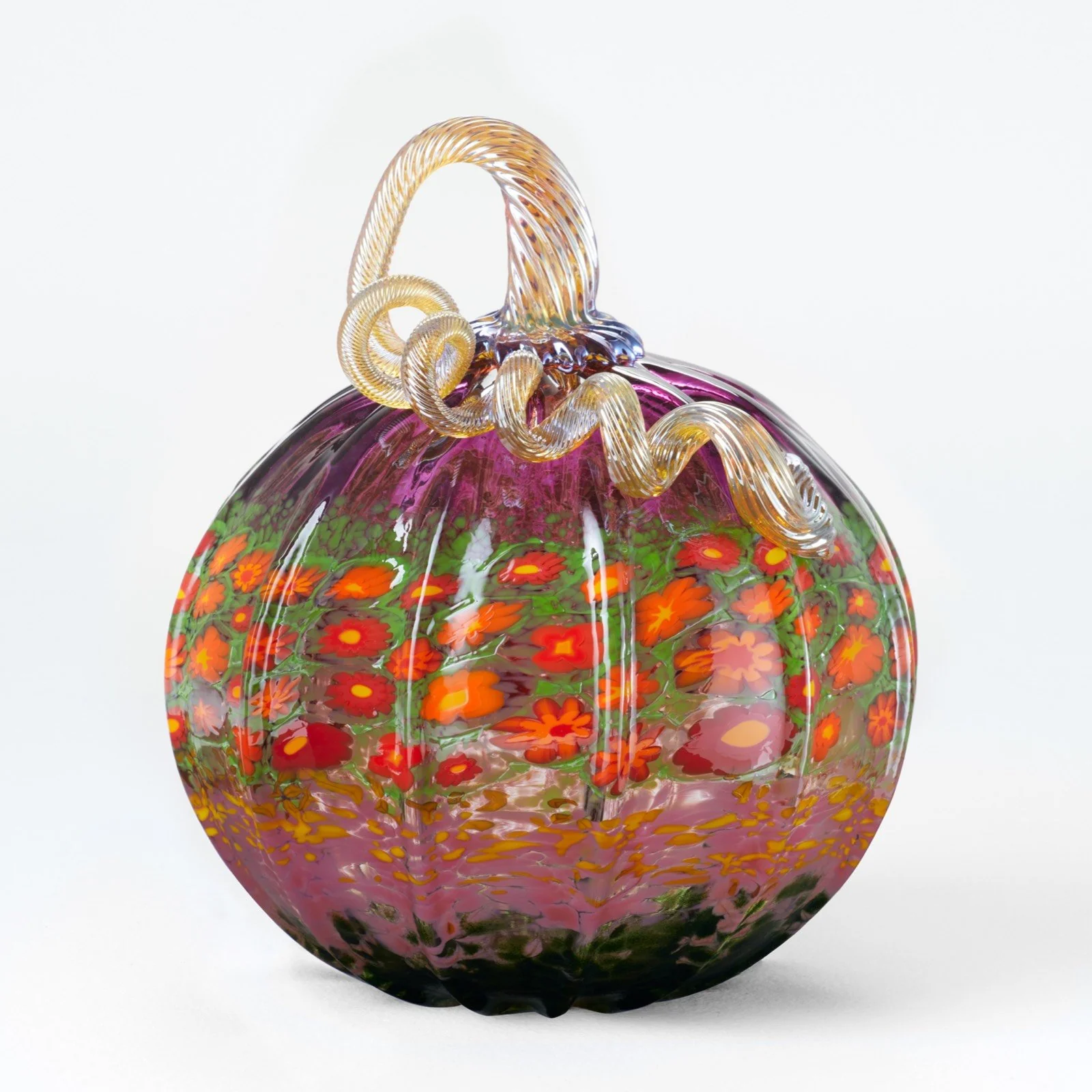 Small Amethyst Poppy Pumpkin - Amethyst - Image 2