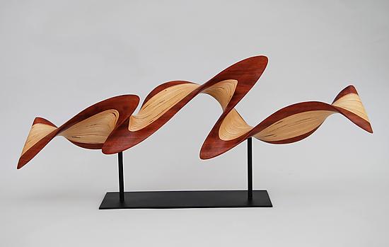 Small Flash on Metal Base - Bubinga
