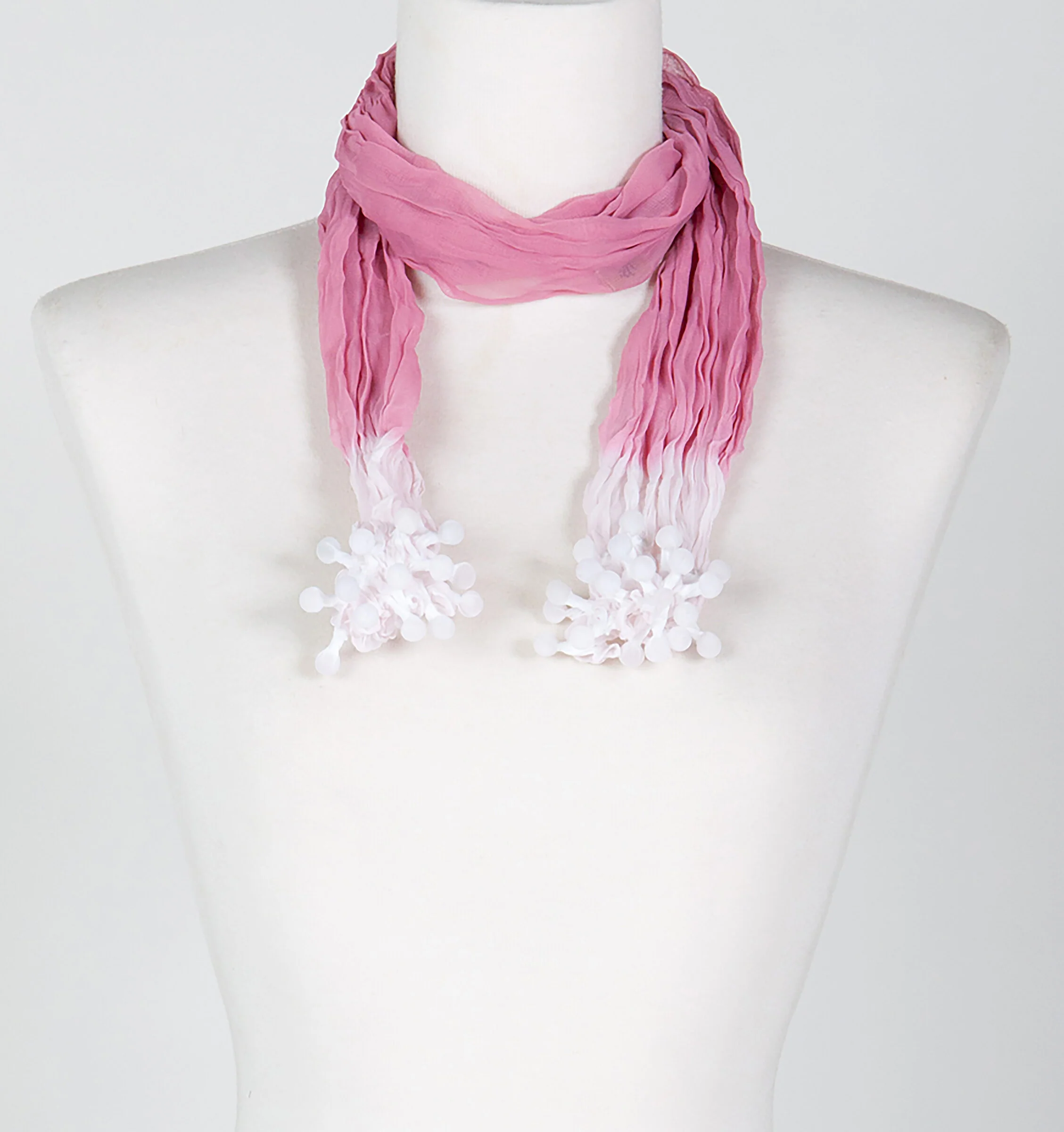 Small Ocean Epidermis Scarf - Pink