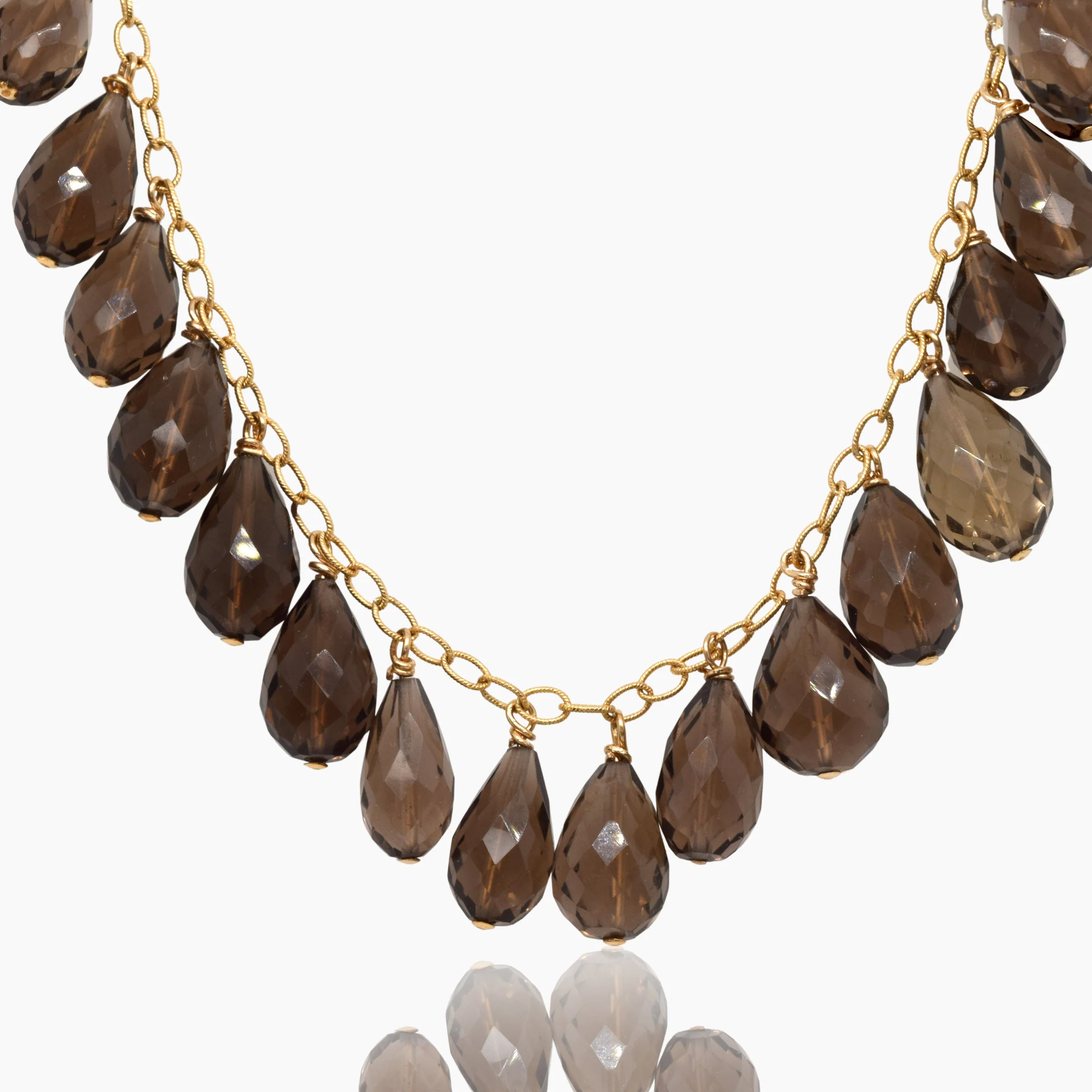 Smokey Topaz Dangle Bracelet - Image 3