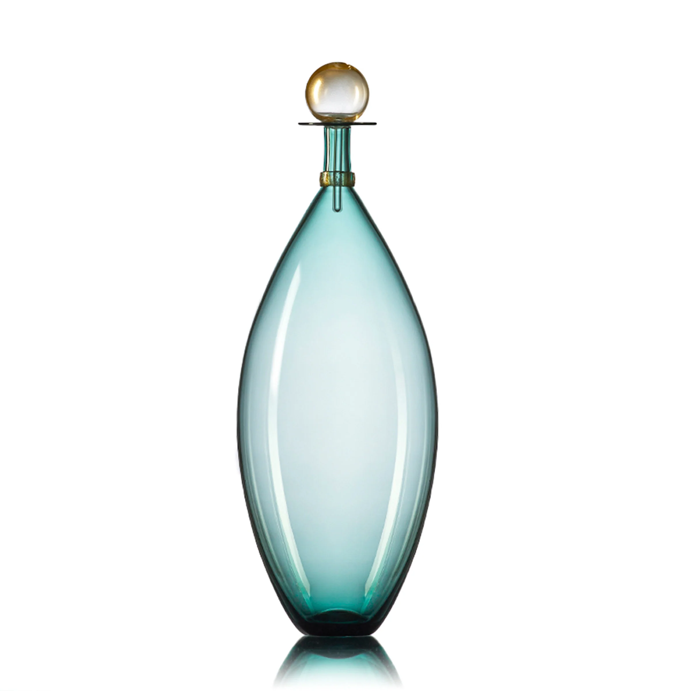 Smoky Large Jewel Bottles - Tourmaline Ellipse