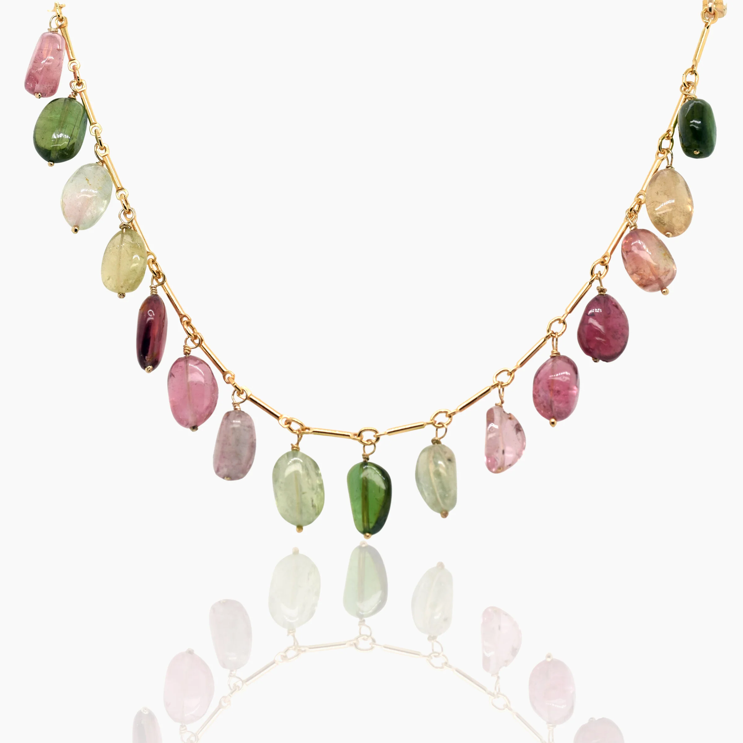 Smooth Tourmaline Charm Bracelet - Image 3