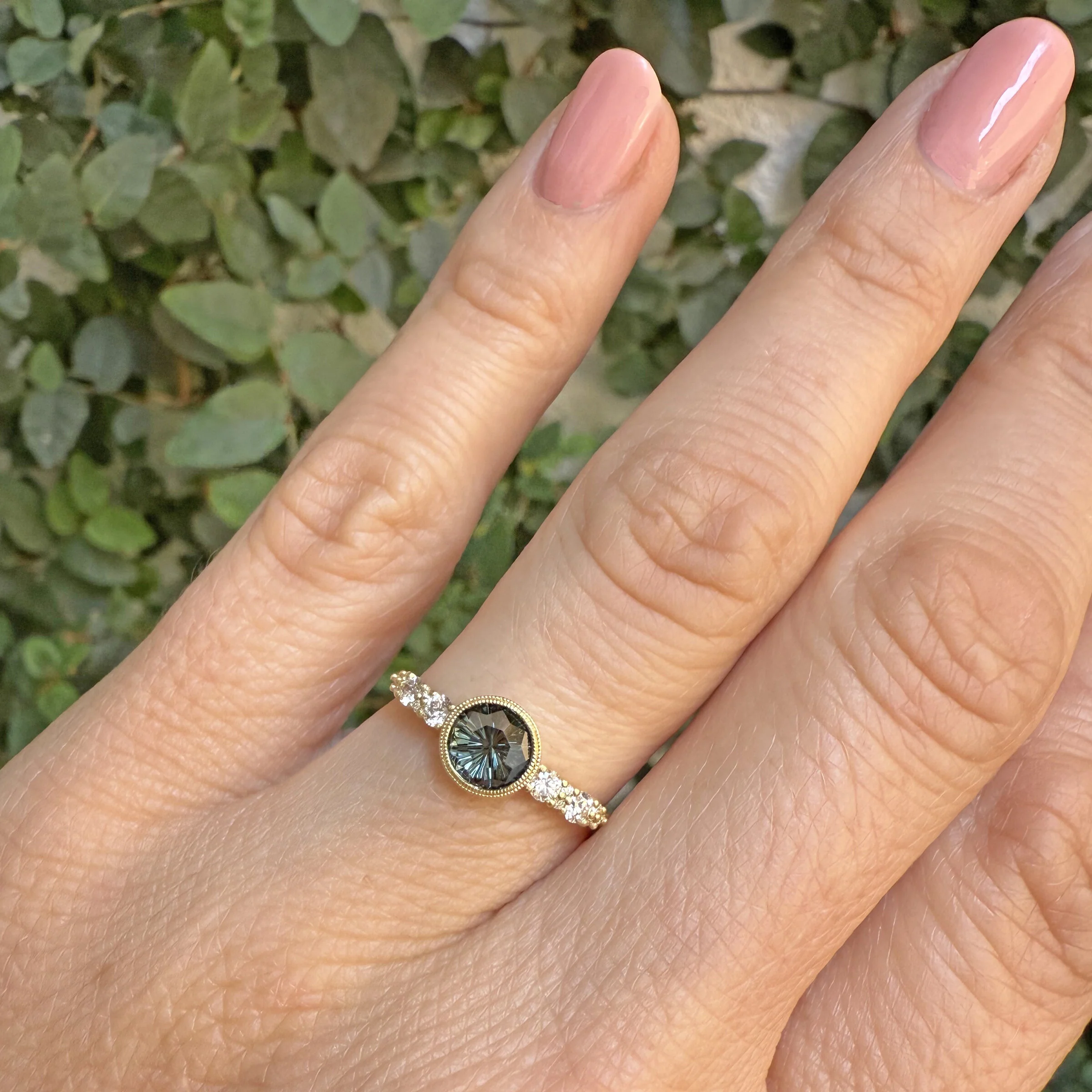 Starbrite Green Sapphire Westport Ring - Image 3