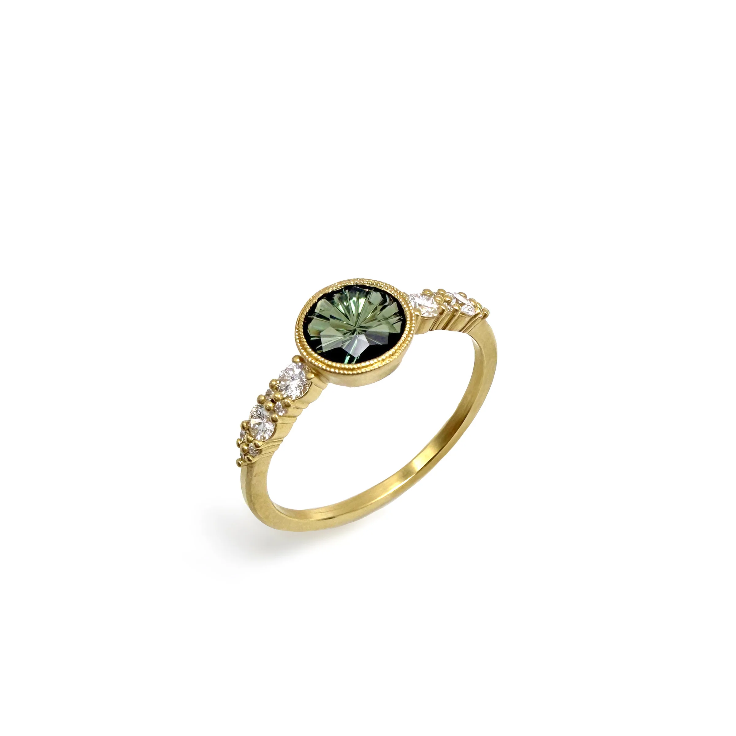 Starbrite Green Sapphire Westport Ring - Image 5