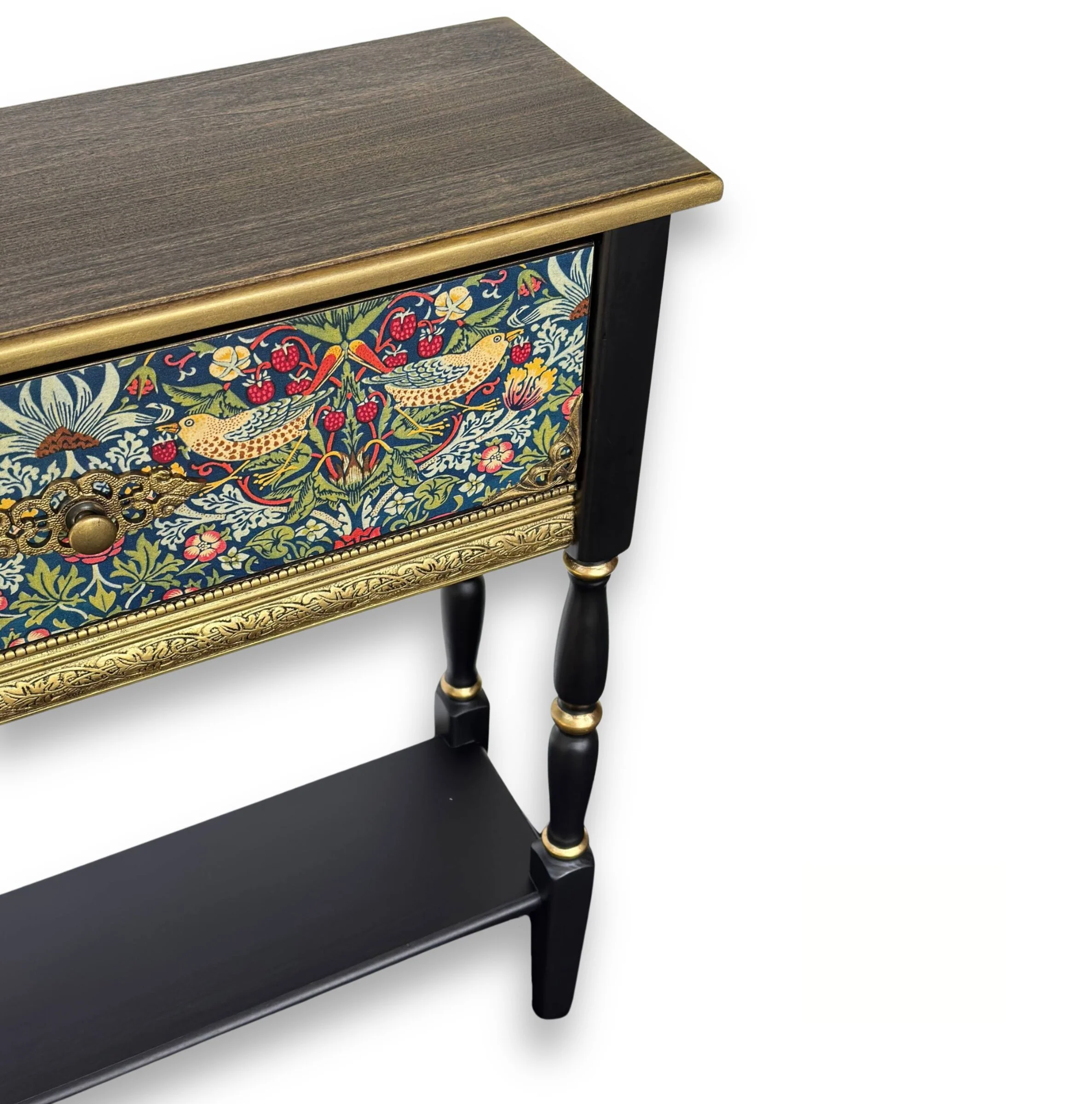 Strawberry Thief Narrow Console table - Image 5