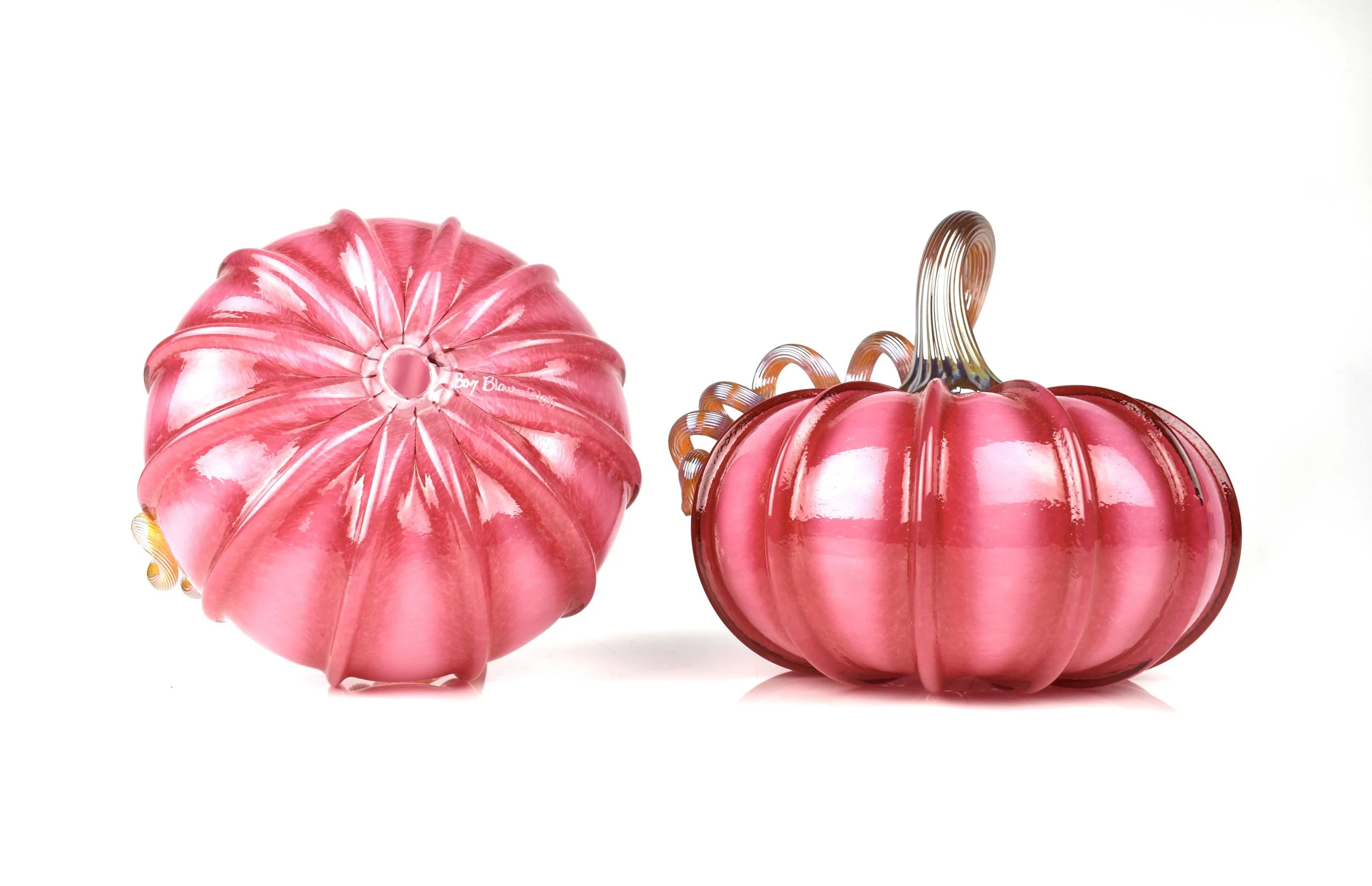 Striped Glass Pumpkins - Image 17