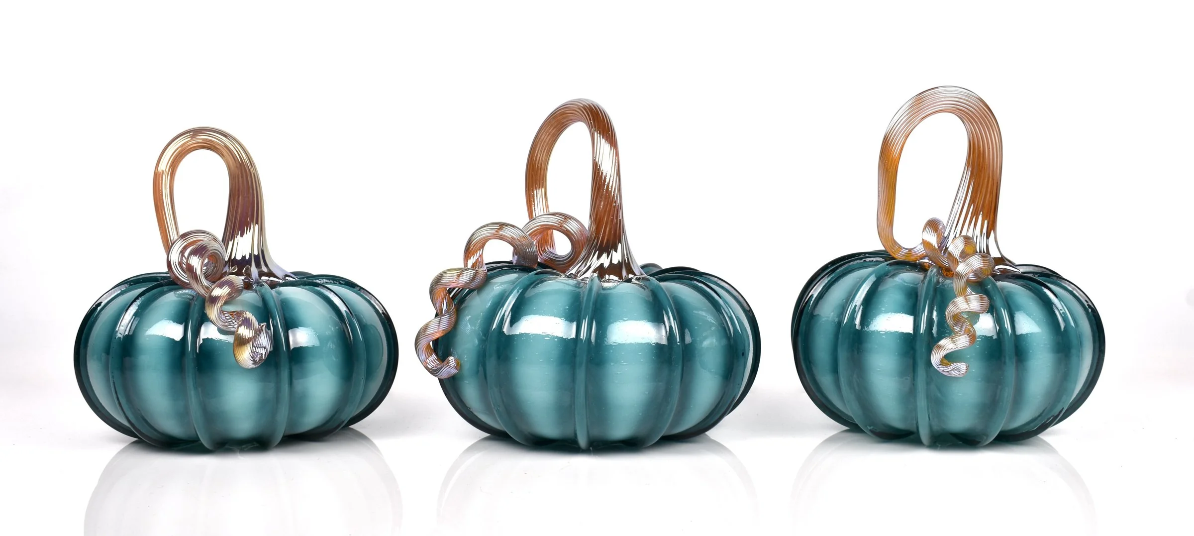 Striped Glass Pumpkins - Image 7