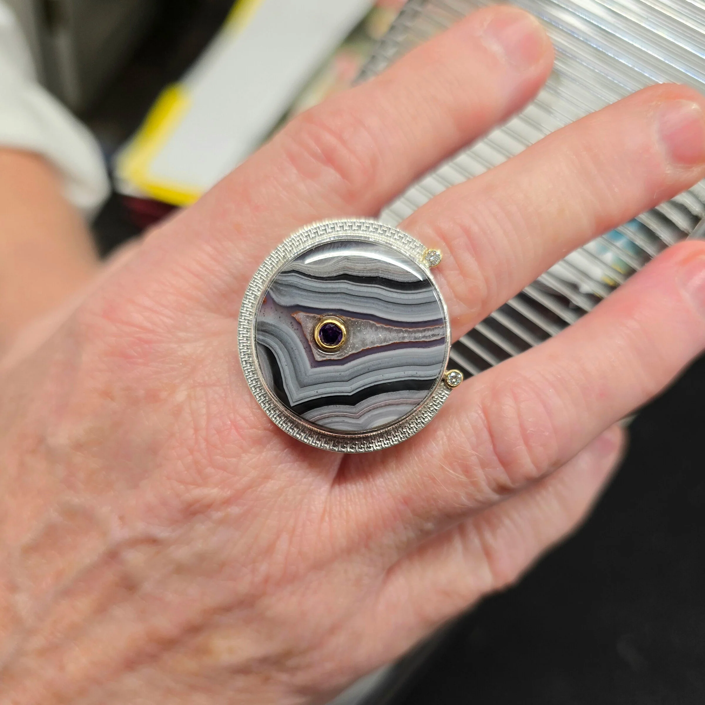 Striped Twilight Ring - Image 2