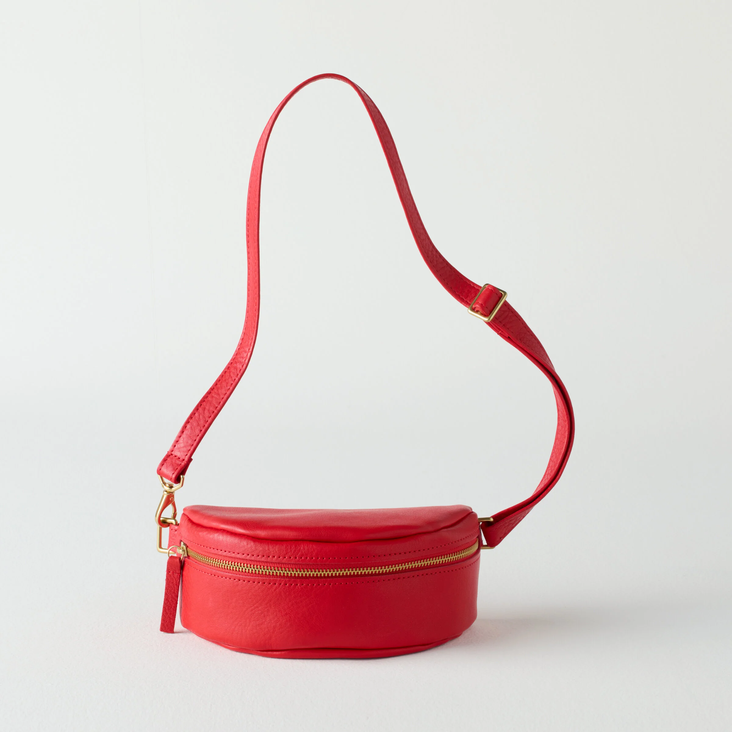 Stroll Belt Bag - Tomato Leather - Image 2