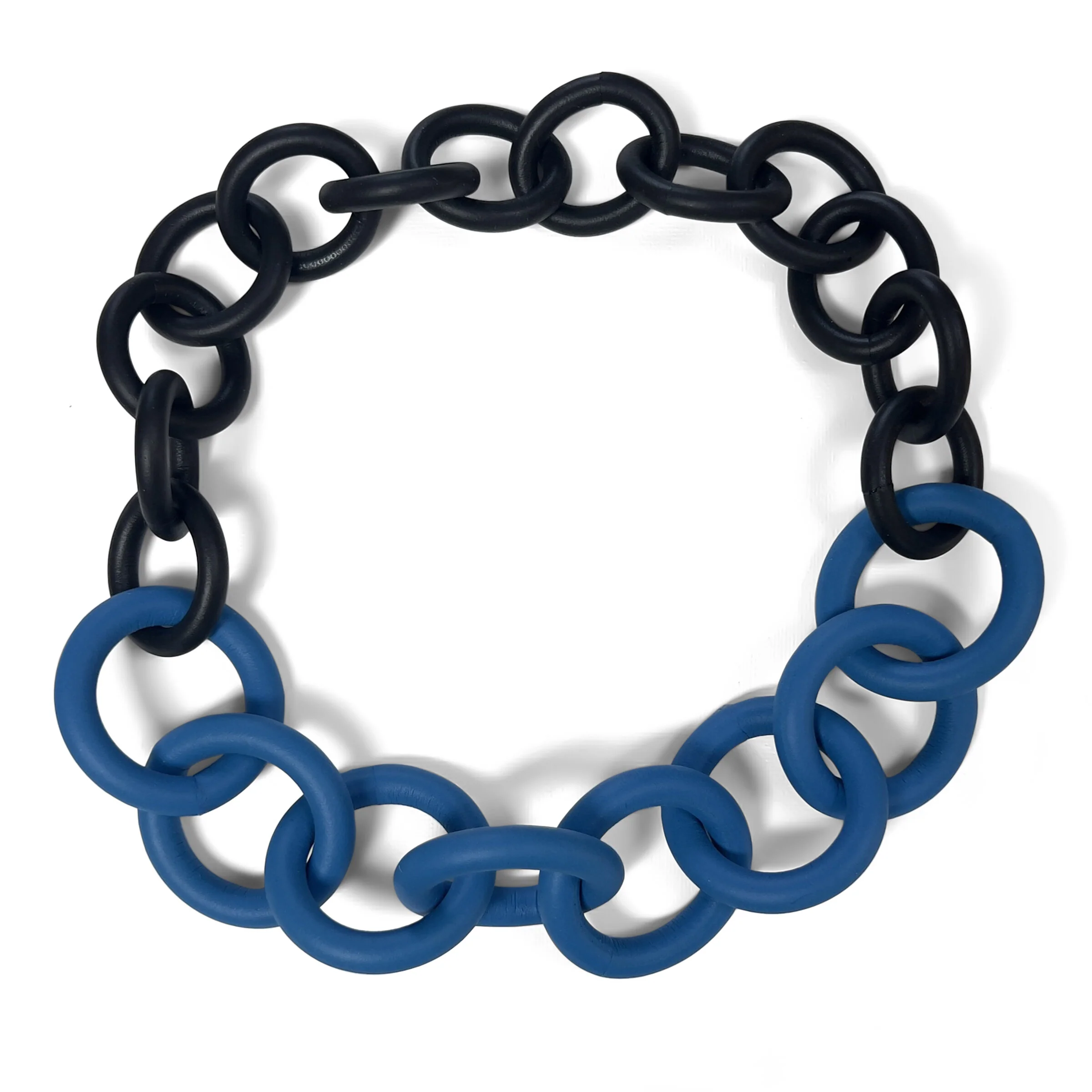 Strongest Link Necklace - Blue & Black