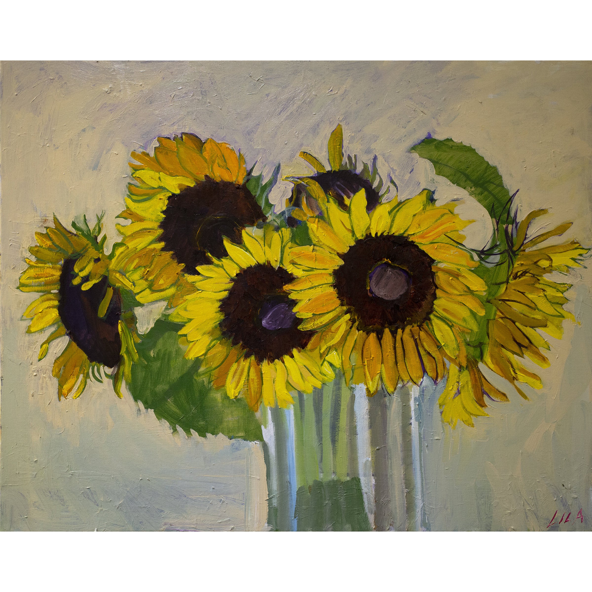 Sunflowers - Acrylic Painting