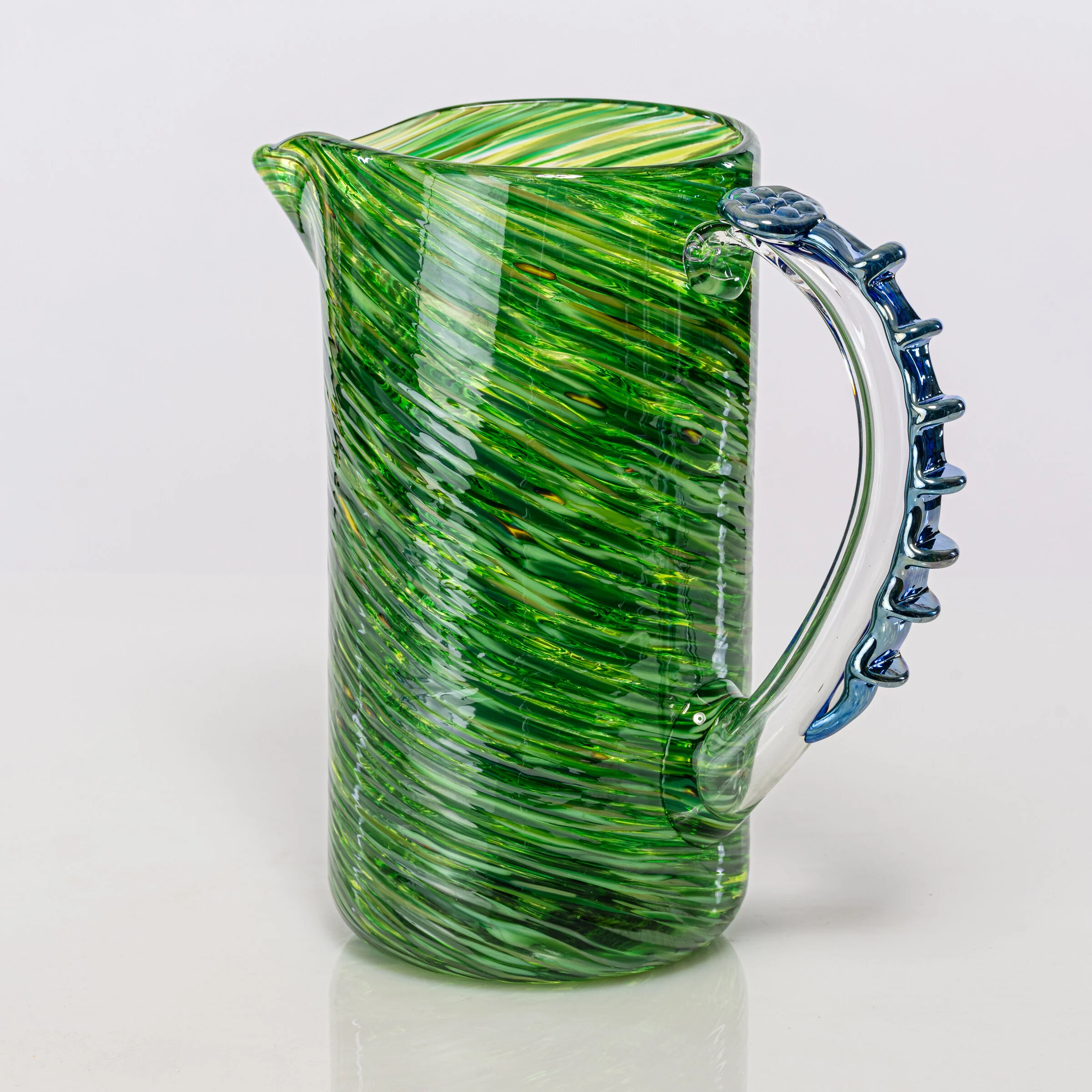 Swirl Pitcher - Forest Green - Image 4
