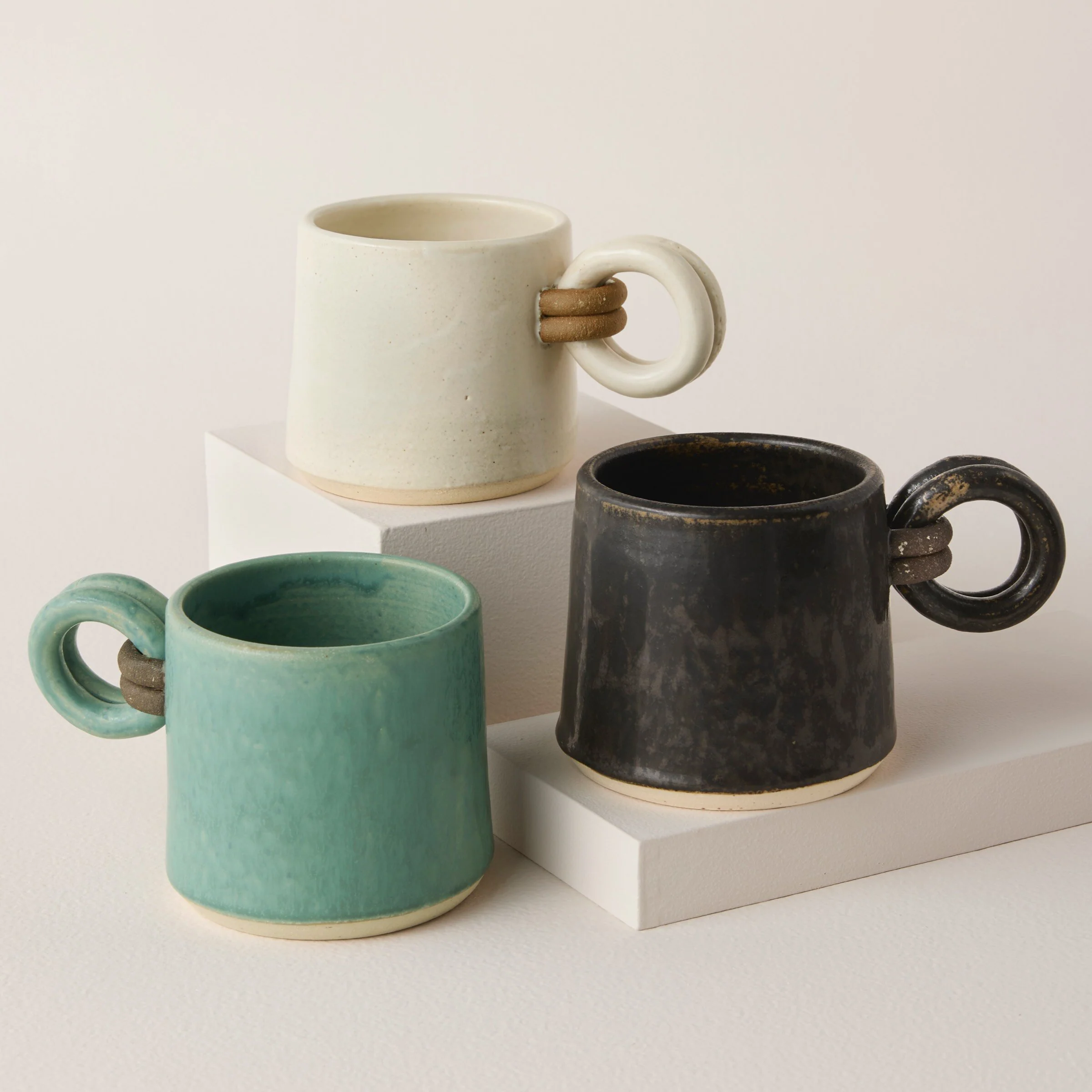 Tall Loop Handle Mug - Black Ash - Image 2