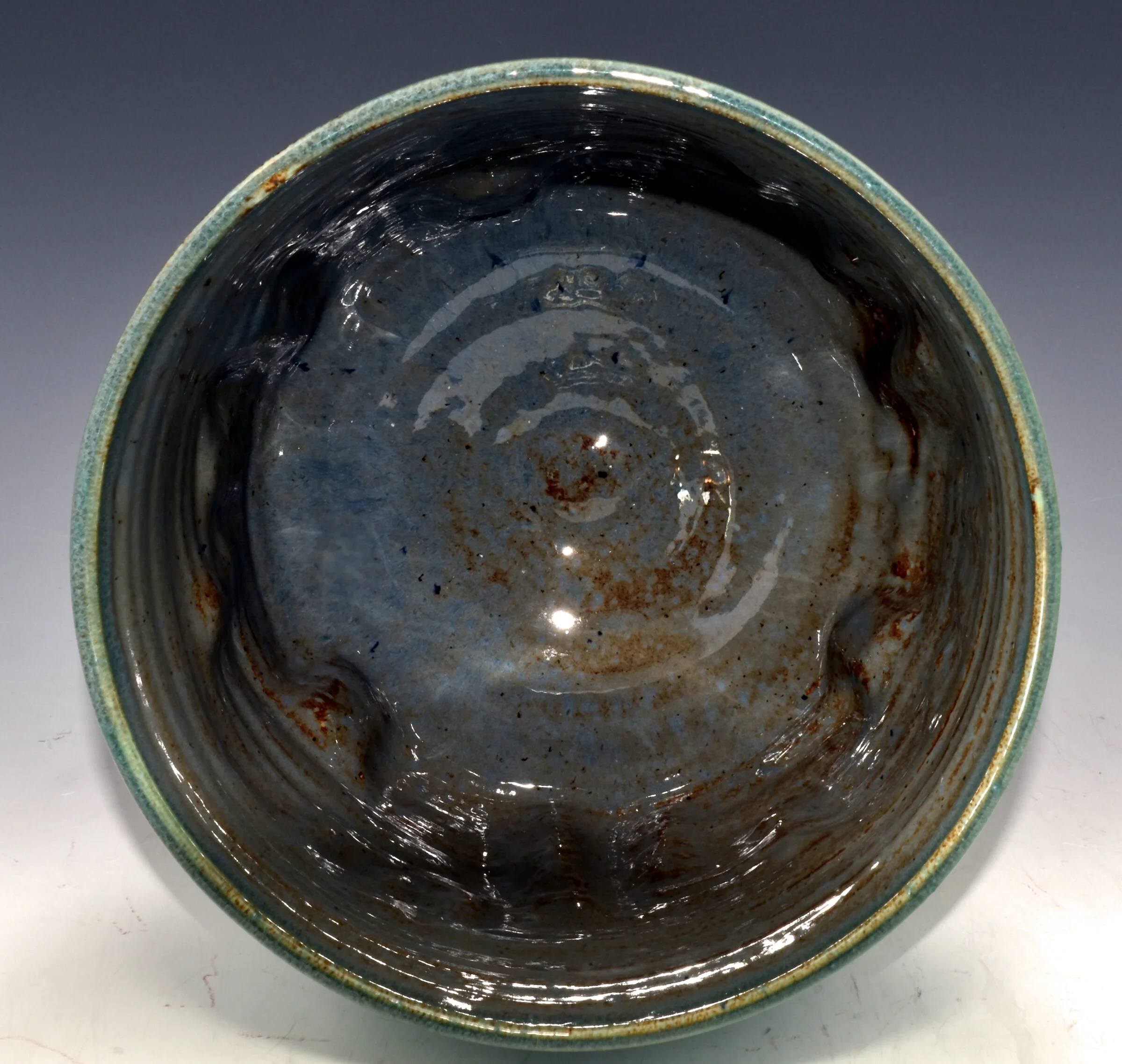 Tall Textured Porcelain Bowl - Image 3