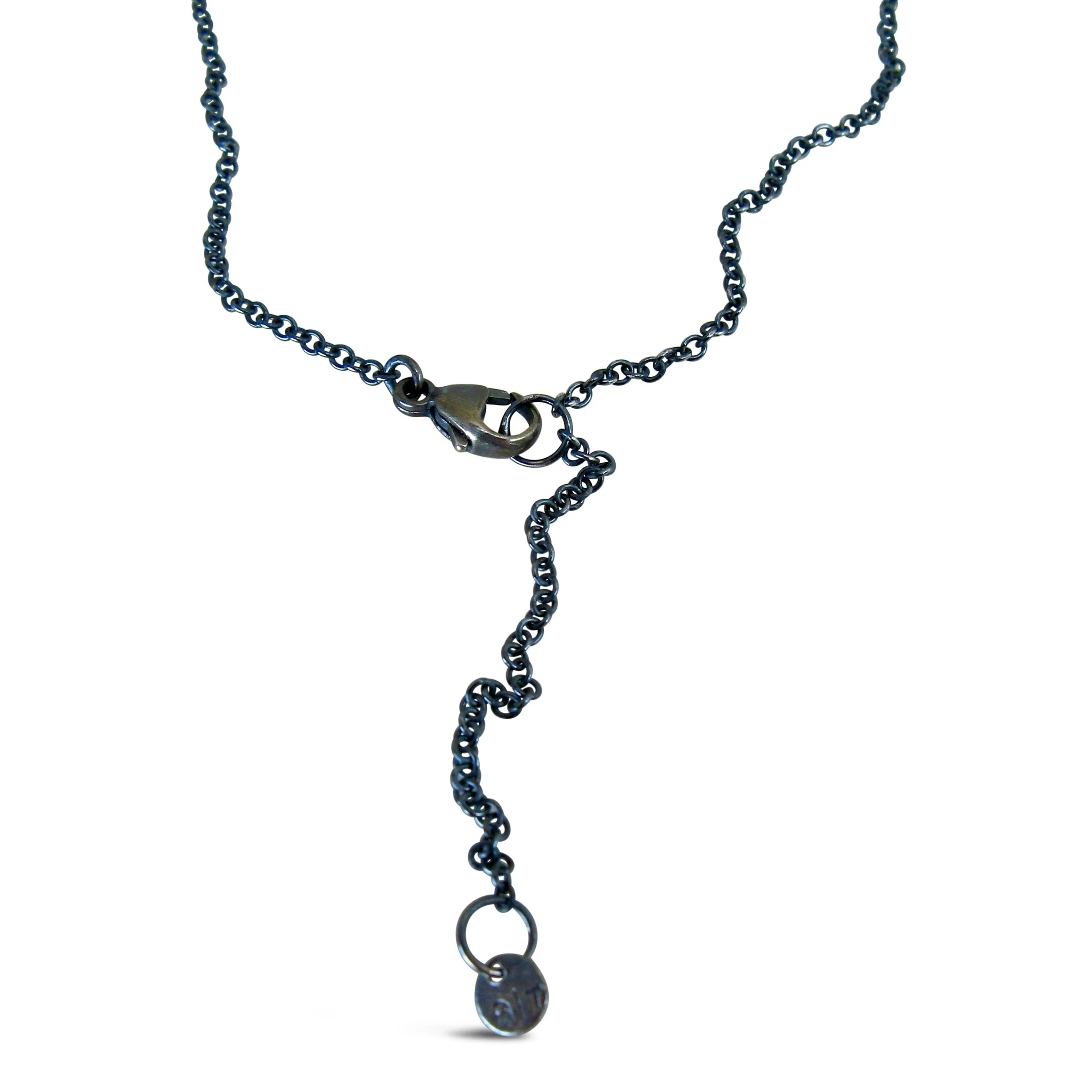 Textured Link Necklace - Image 3